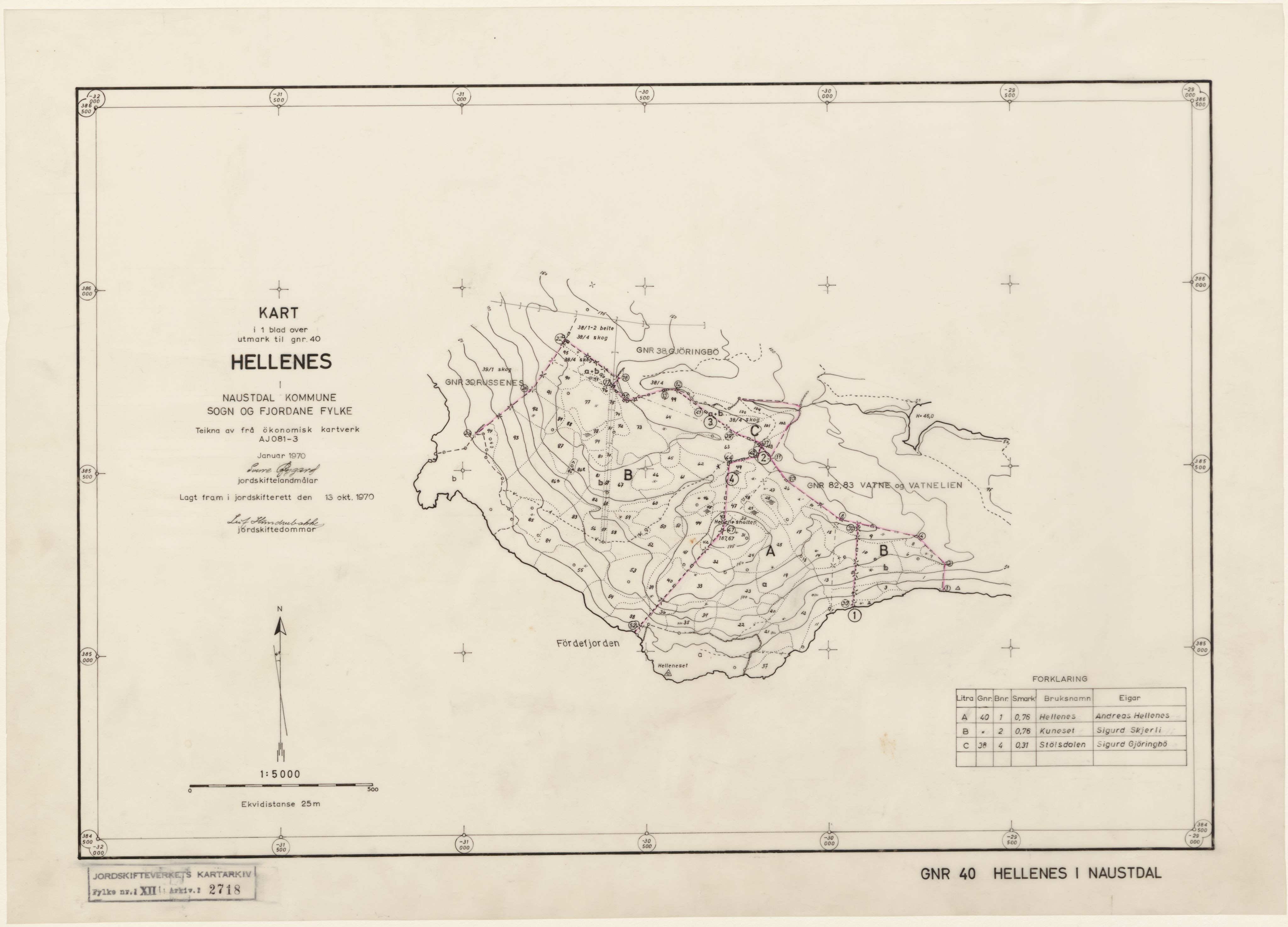Jordskifteverkets kartarkiv, AV/RA-S-3929/T, 1859-1988, p. 3336