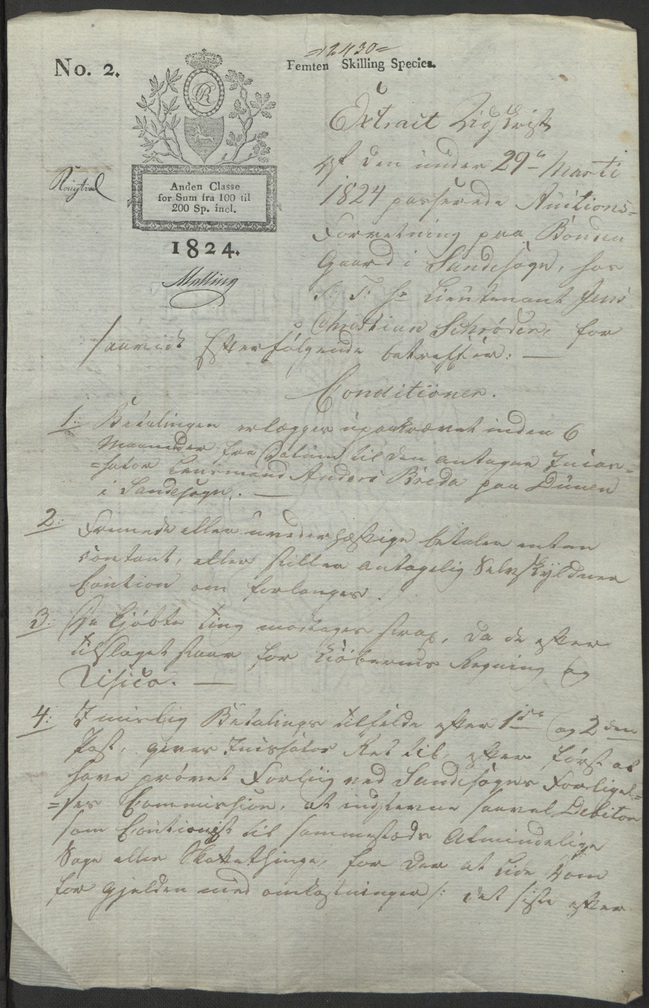 Forsvaret, Generalauditøren, AV/RA-RAFA-1772/F/Fj/Fja/L0031: --, 1751-1824, p. 291