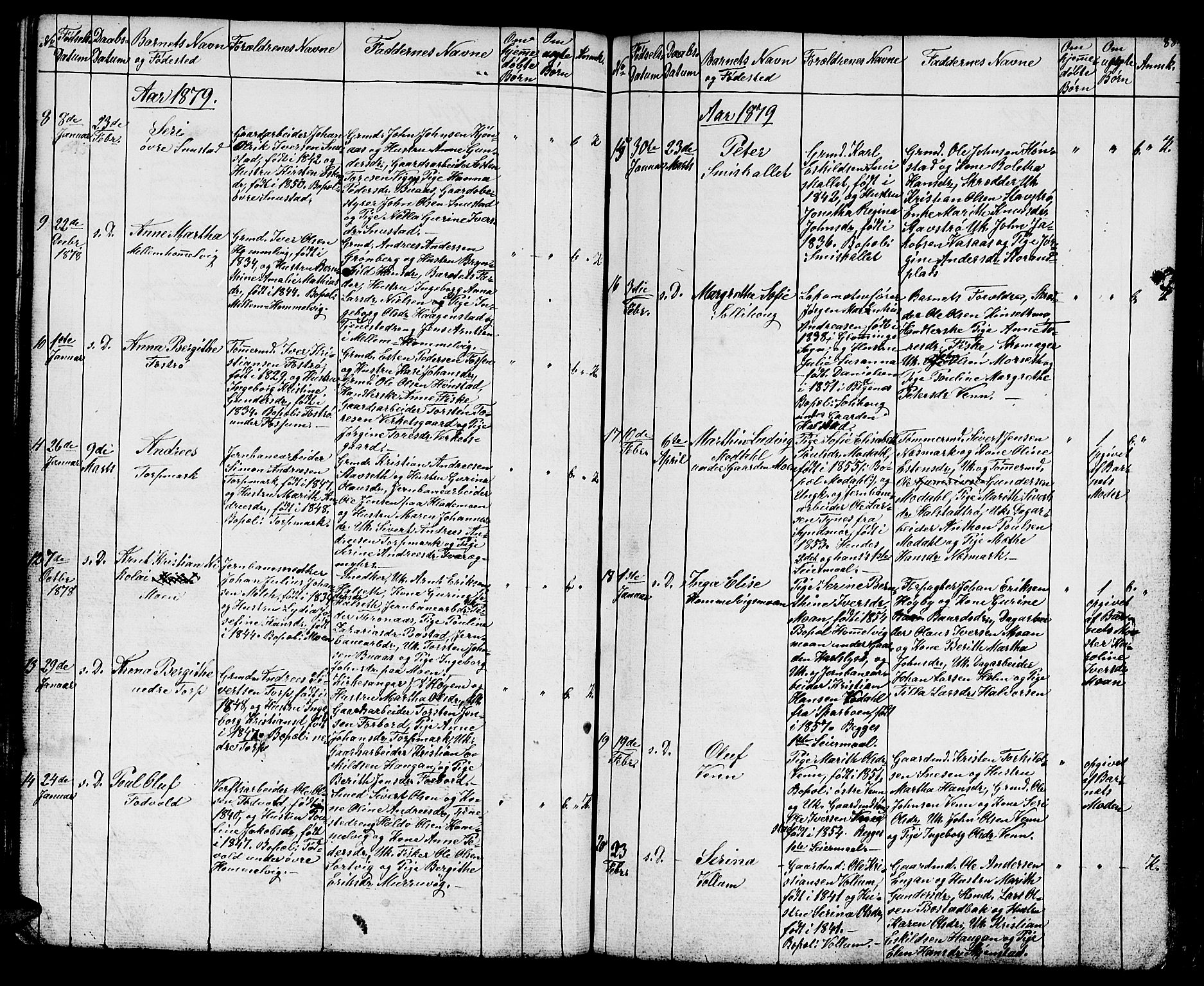 Ministerialprotokoller, klokkerbøker og fødselsregistre - Sør-Trøndelag, SAT/A-1456/616/L0422: Parish register (copy) no. 616C05, 1850-1888, p. 88
