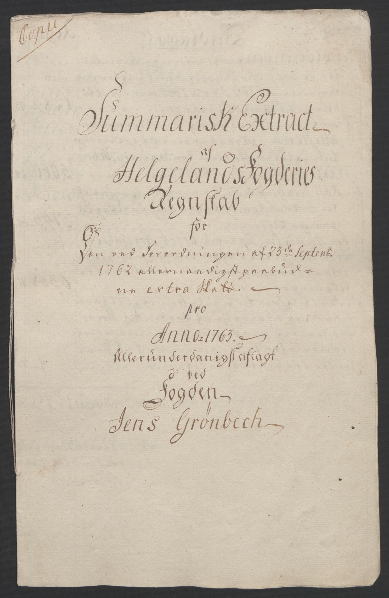 Rentekammeret inntil 1814, Reviderte regnskaper, Fogderegnskap, AV/RA-EA-4092/R65/L4573: Ekstraskatten Helgeland, 1762-1772, p. 21