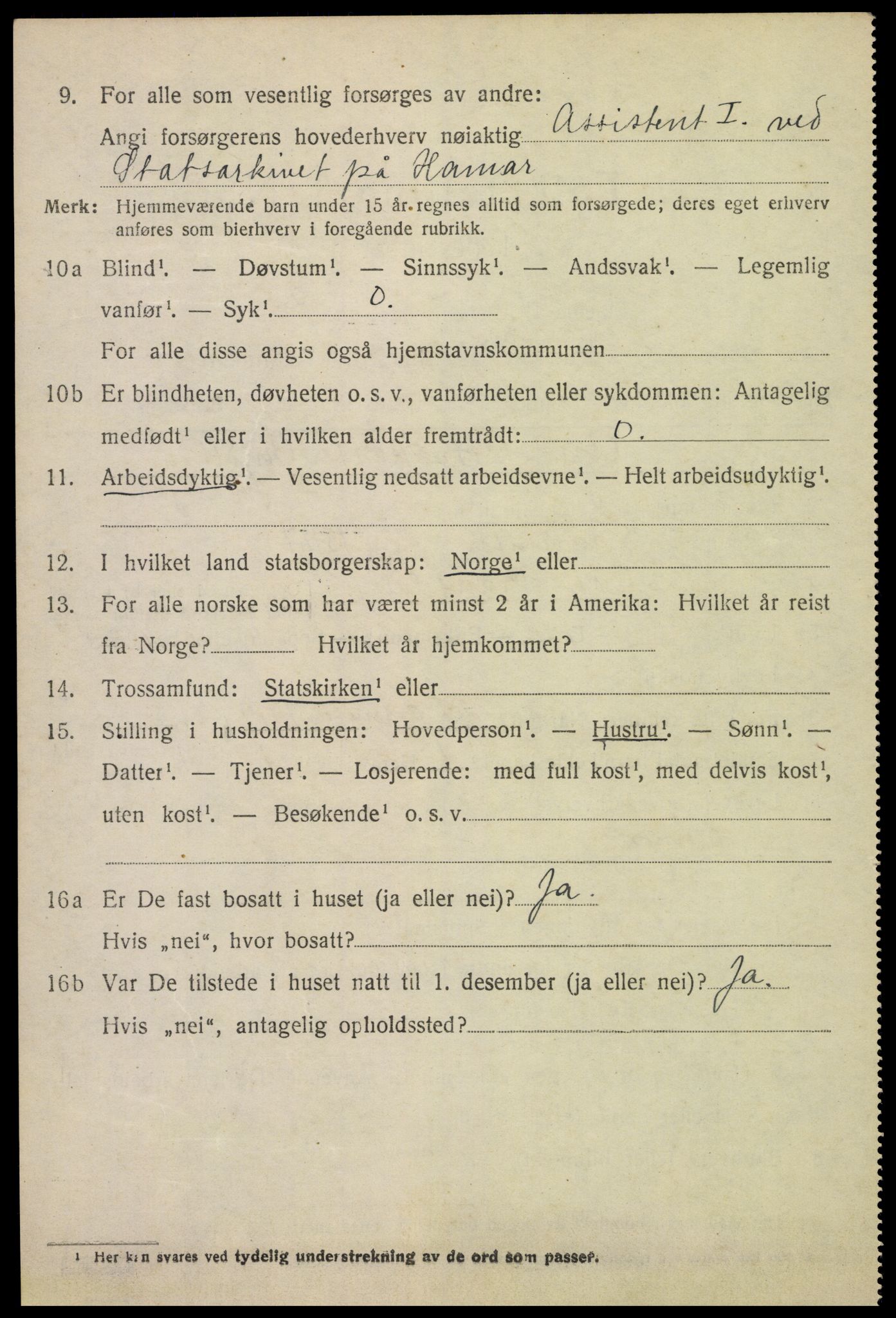 SAH, 1920 census for Vang (Hedmark), 1920, p. 10248