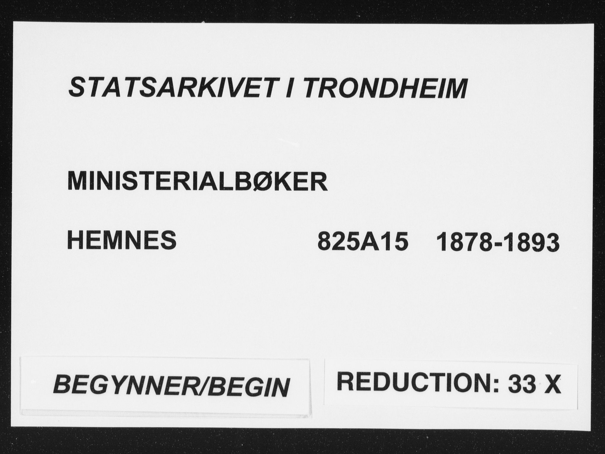 Ministerialprotokoller, klokkerbøker og fødselsregistre - Nordland, SAT/A-1459/825/L0361: Parish register (official) no. 825A15, 1878-1893