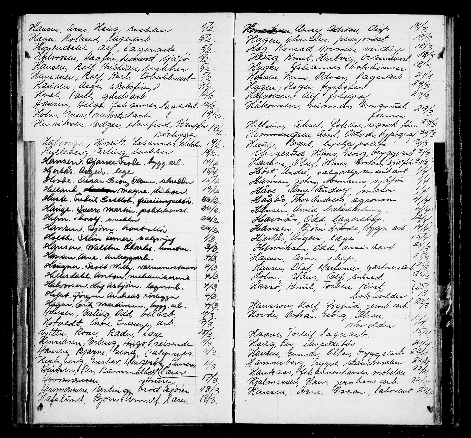 Oslo byfogd avd. I, AV/SAO-A-10220/L/La/L0006: Vigselsregister, 1943-1946, p. 49