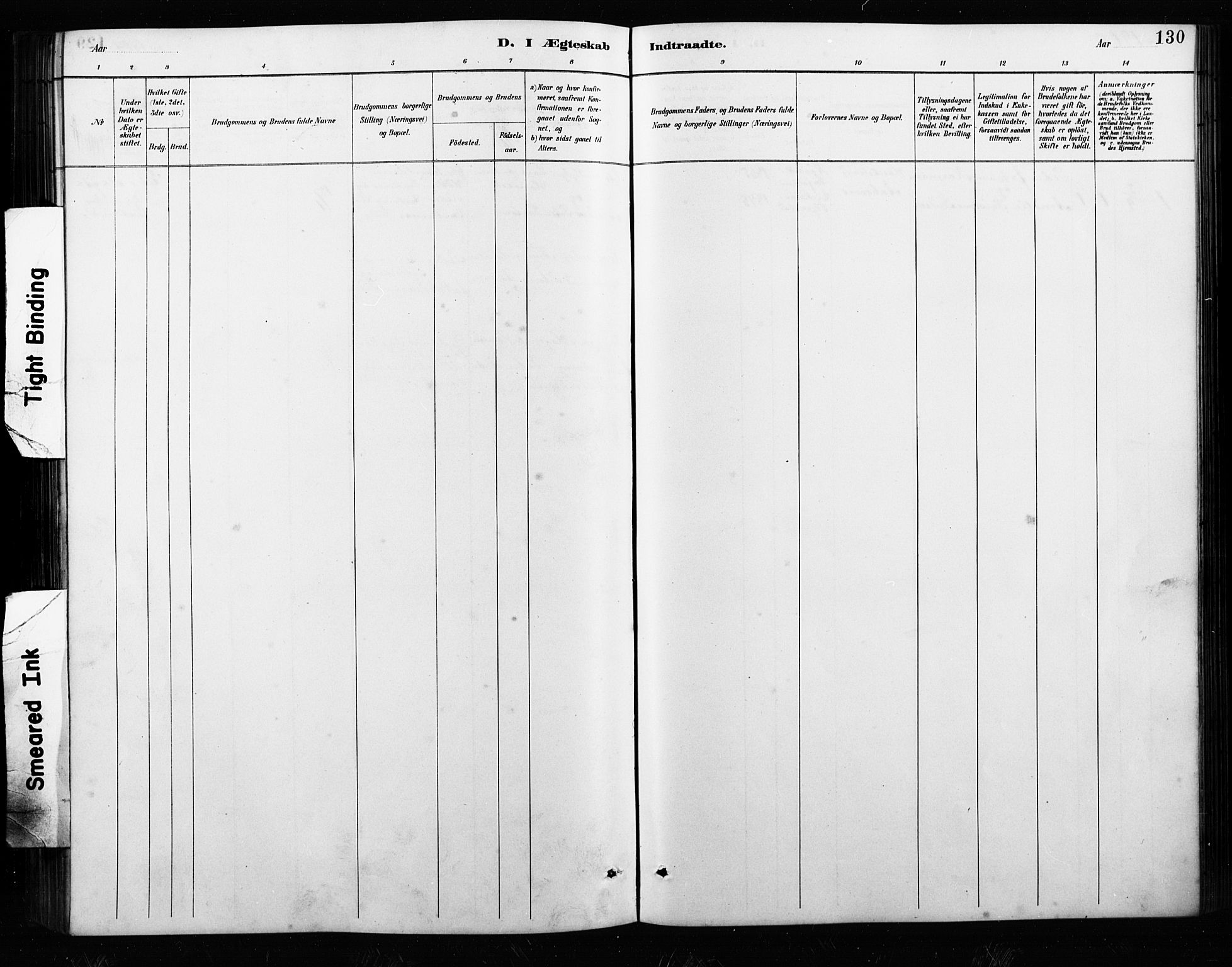 Ministerialprotokoller, klokkerbøker og fødselsregistre - Nordland, AV/SAT-A-1459/858/L0834: Parish register (copy) no. 858C01, 1884-1904, p. 130