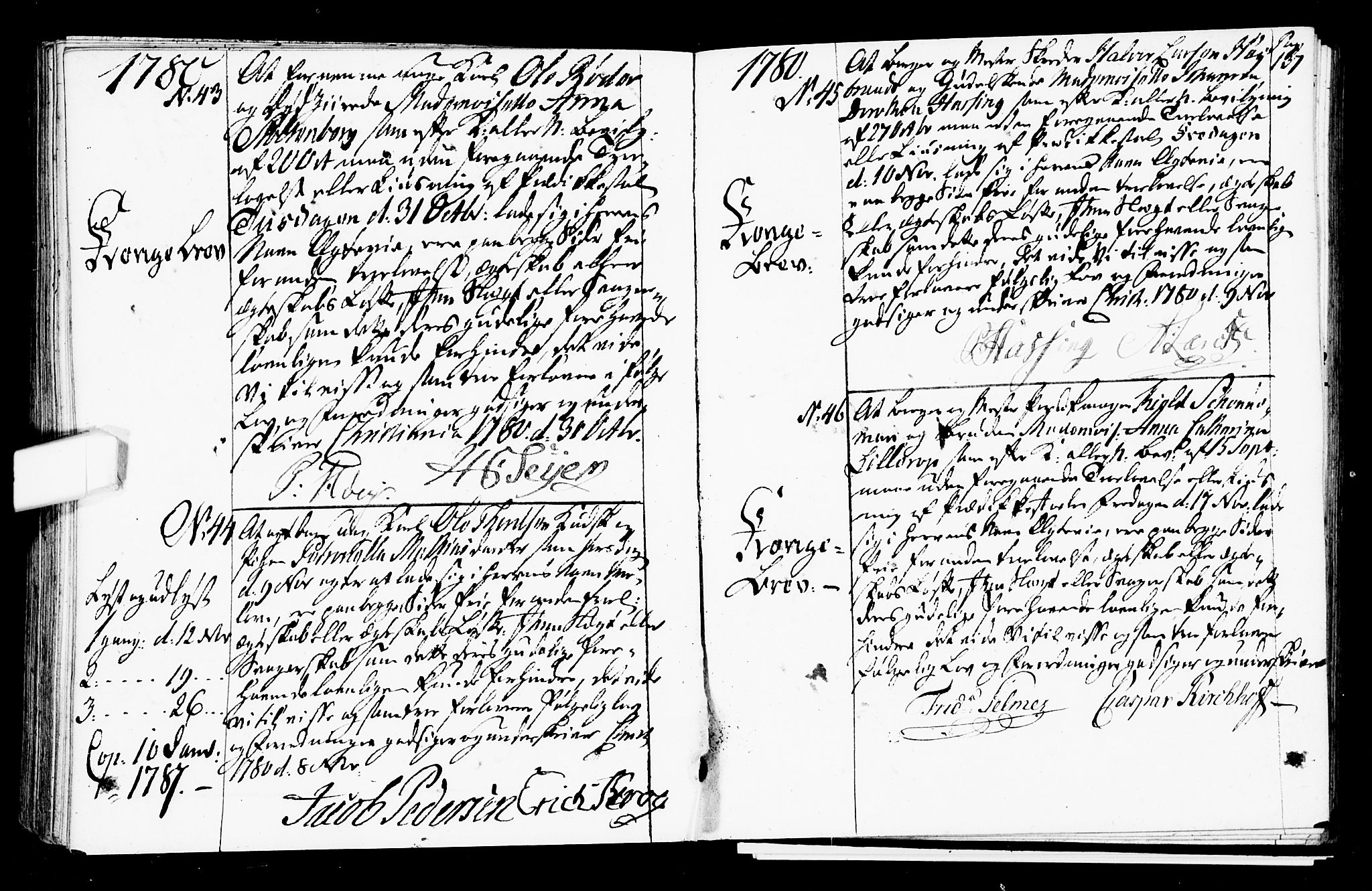 Oslo domkirke Kirkebøker, SAO/A-10752/L/La/L0009: Best man's statements no. 9, 1770-1784, p. 137