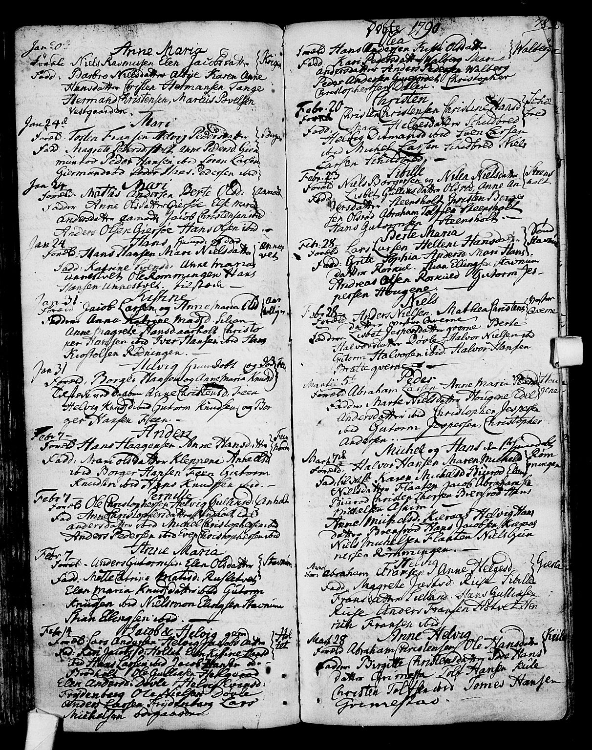 Stokke kirkebøker, AV/SAKO-A-320/F/Fa/L0003: Parish register (official) no. I 3, 1771-1803, p. 77