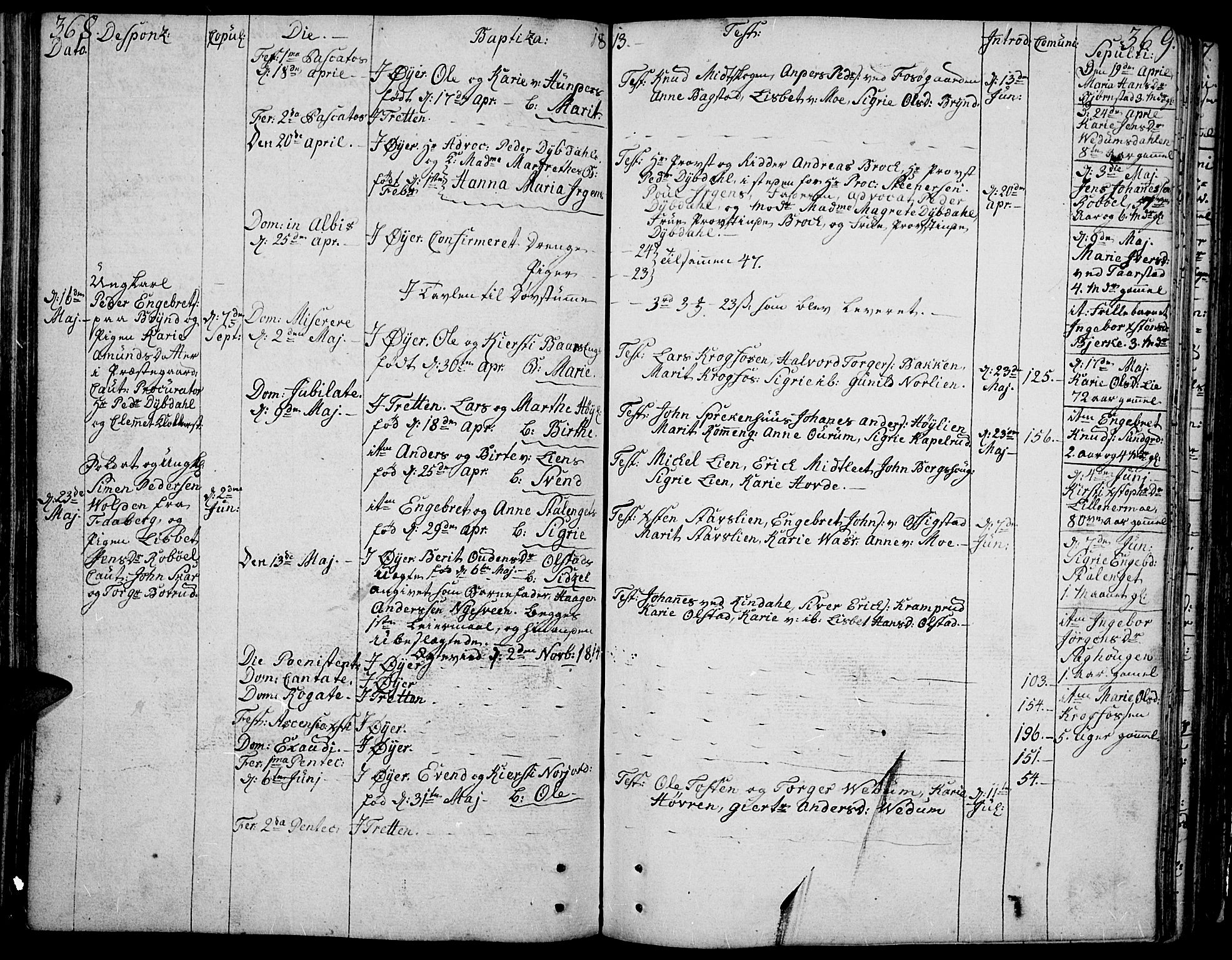 Øyer prestekontor, AV/SAH-PREST-084/H/Ha/Haa/L0003: Parish register (official) no. 3, 1784-1824, p. 368-369