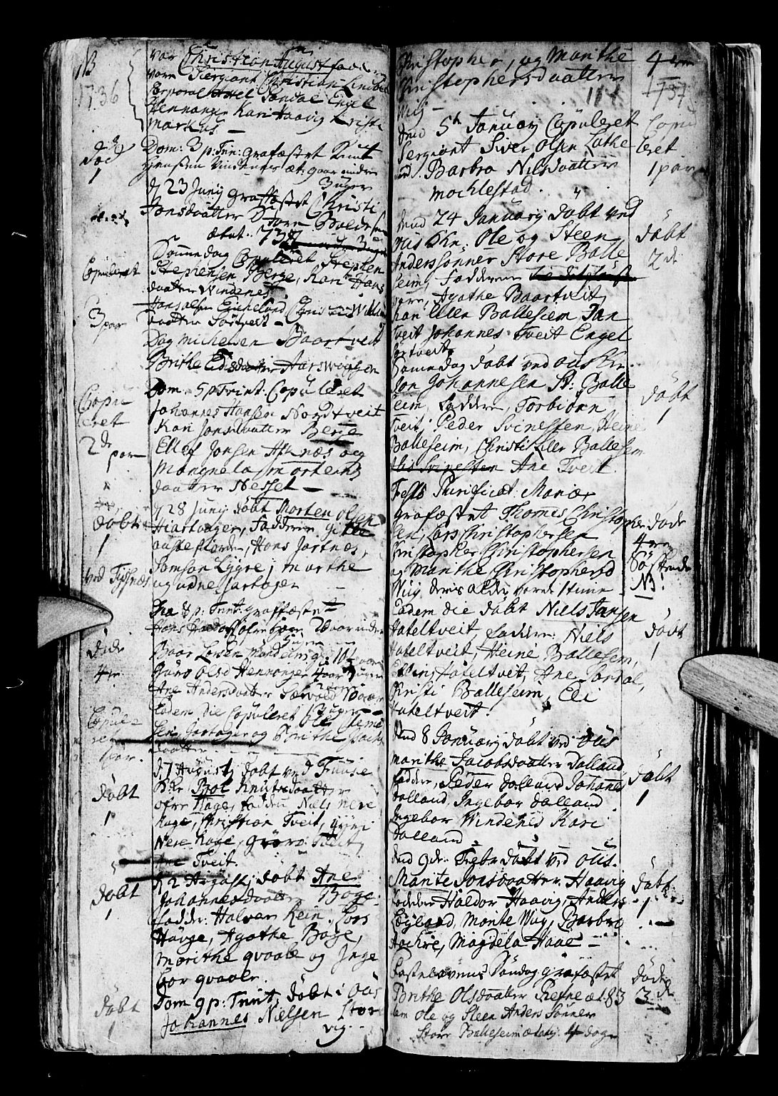 Os sokneprestembete, SAB/A-99929: Parish register (official) no. A 5, 1669-1760, p. 114