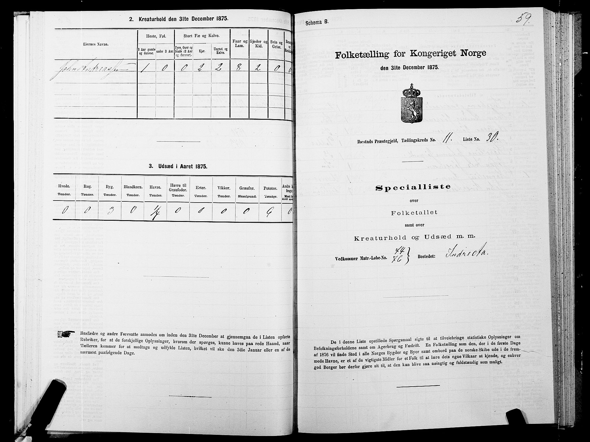 SATØ, 1875 census for 1917P Ibestad, 1875, p. 8059