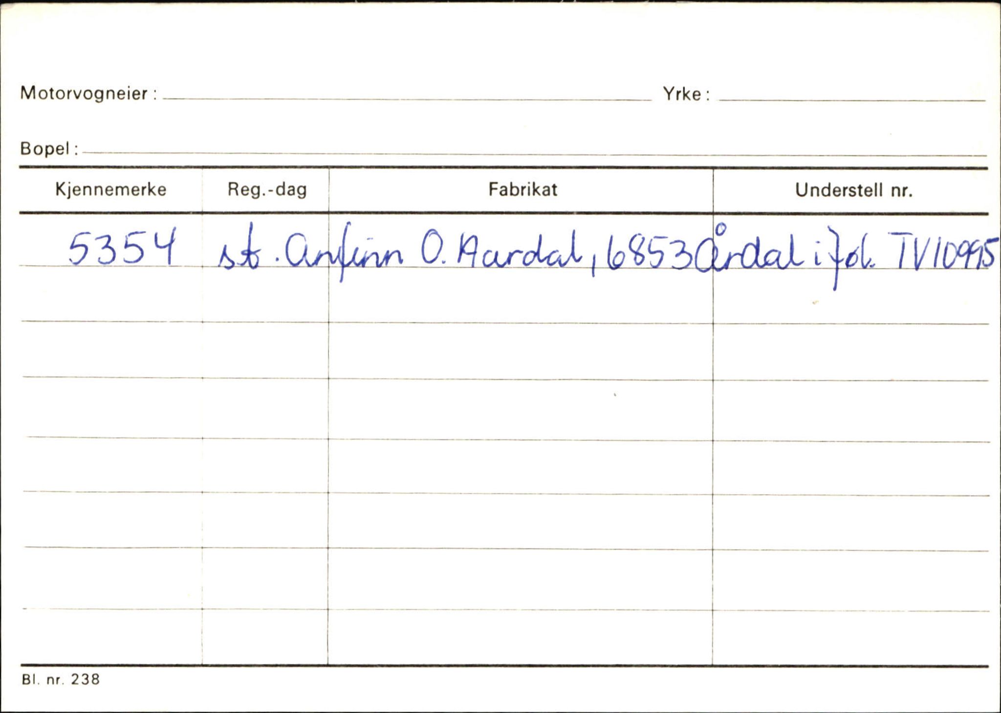 Statens vegvesen, Sogn og Fjordane vegkontor, AV/SAB-A-5301/4/F/L0132: Eigarregister Askvoll A-Å. Balestrand A-Å, 1945-1975, p. 571