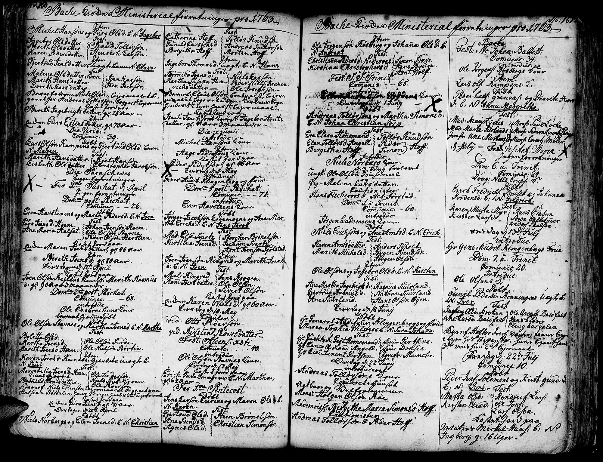 Ministerialprotokoller, klokkerbøker og fødselsregistre - Sør-Trøndelag, SAT/A-1456/606/L0276: Parish register (official) no. 606A01 /2, 1727-1779, p. 160-161