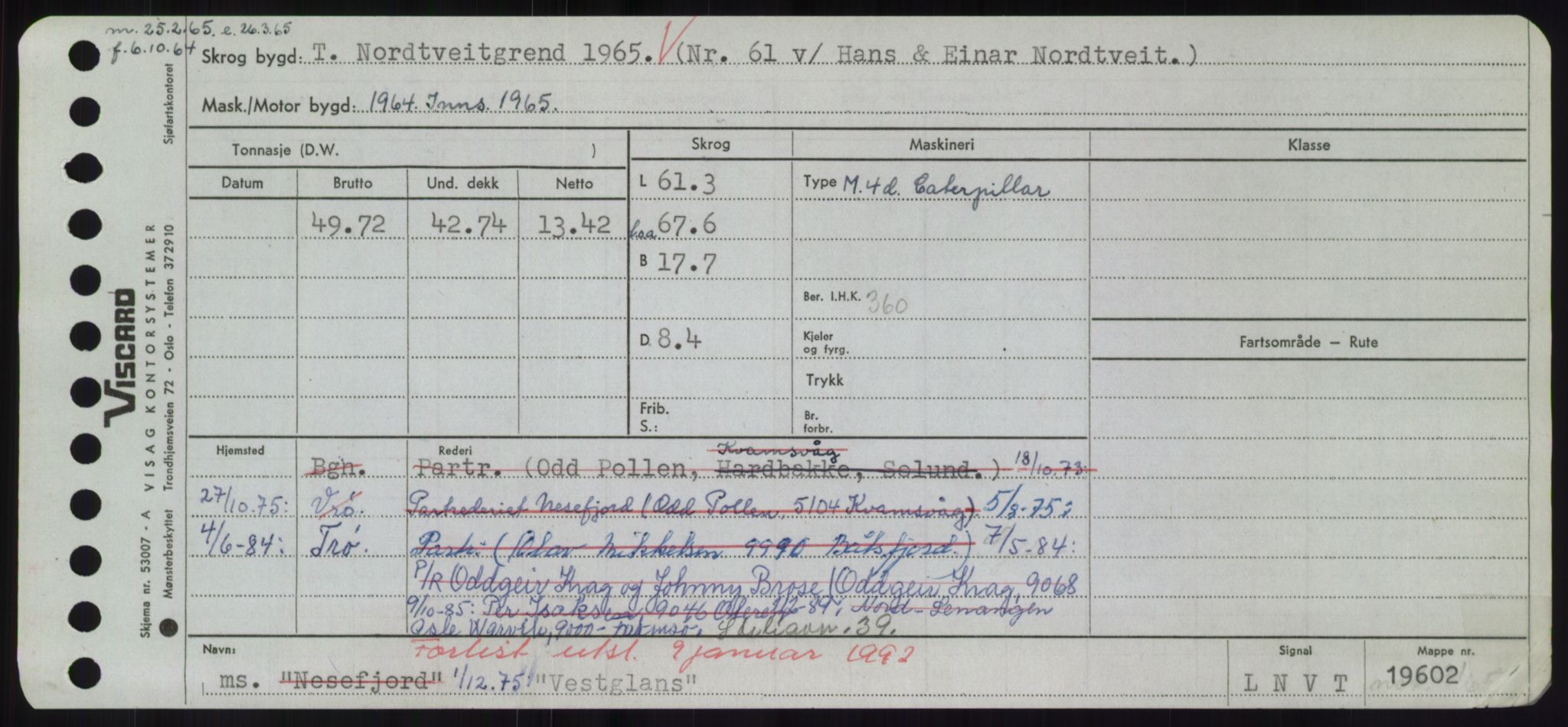 Sjøfartsdirektoratet med forløpere, Skipsmålingen, RA/S-1627/H/Hd/L0040: Fartøy, U-Ve, p. 721