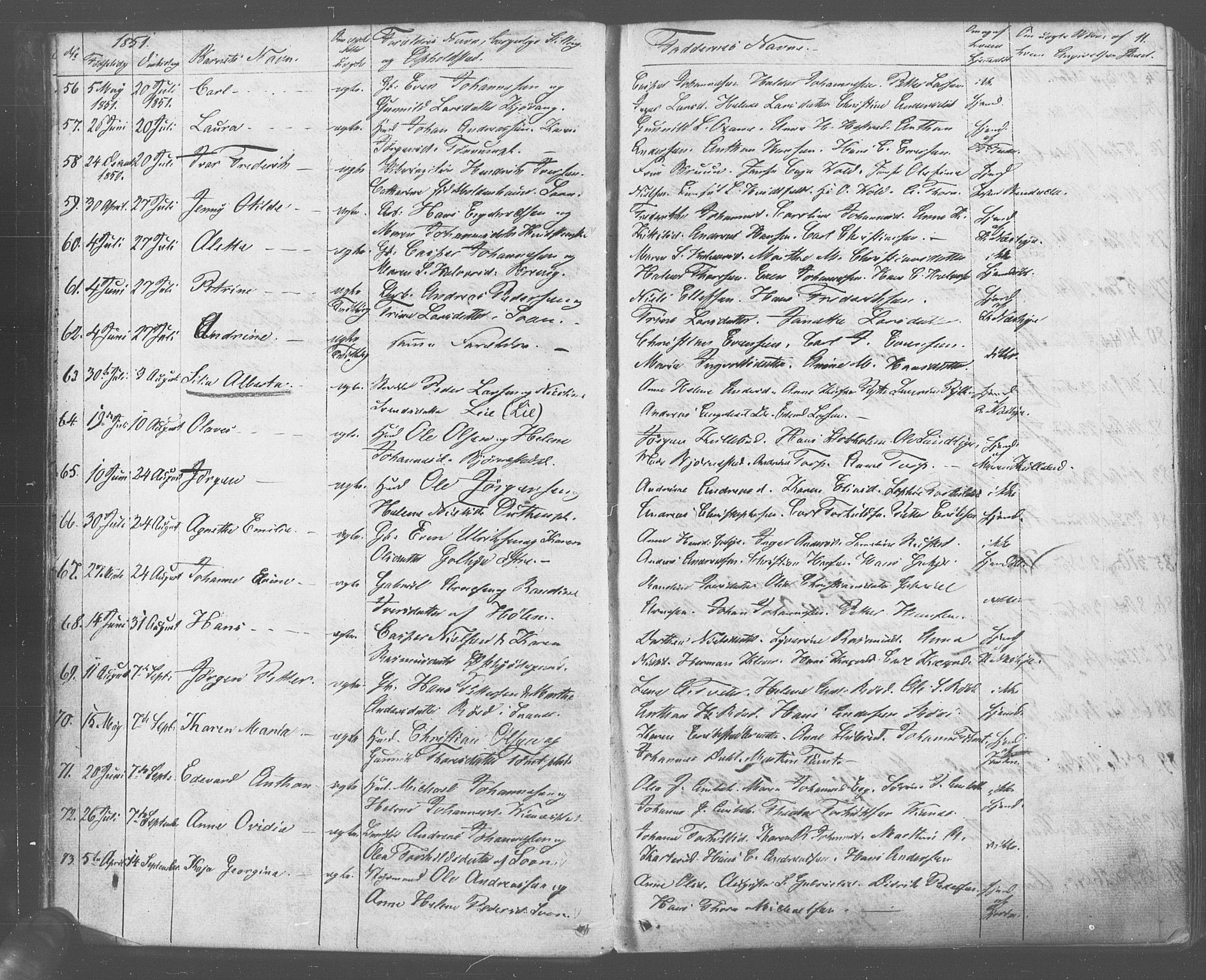 Vestby prestekontor Kirkebøker, SAO/A-10893/F/Fa/L0007: Parish register (official) no. I 7, 1850-1862, p. 11