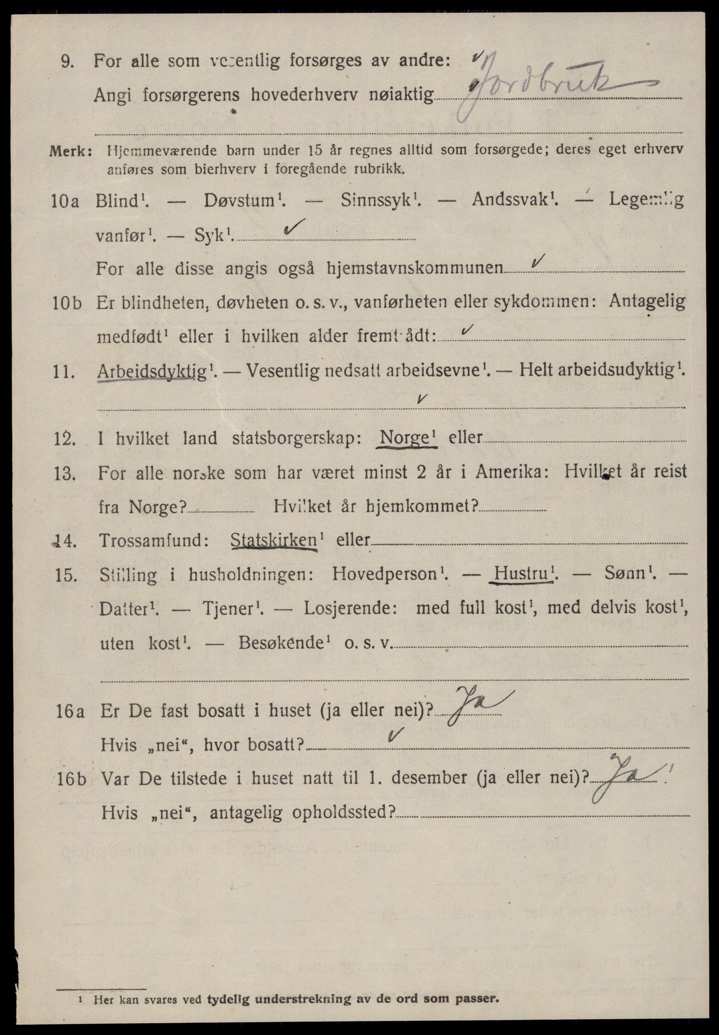 SAT, 1920 census for Voll, 1920, p. 800