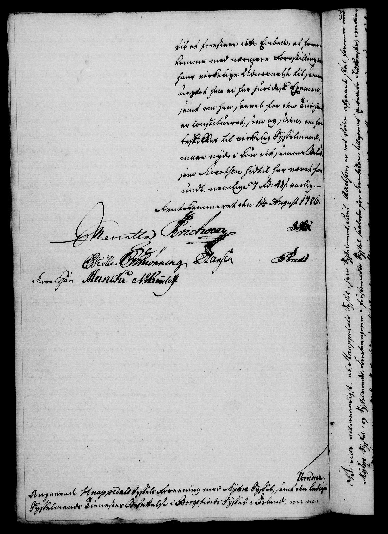 Rentekammeret, Kammerkanselliet, AV/RA-EA-3111/G/Gf/Gfa/L0068: Norsk relasjons- og resolusjonsprotokoll (merket RK 52.68), 1786, p. 534