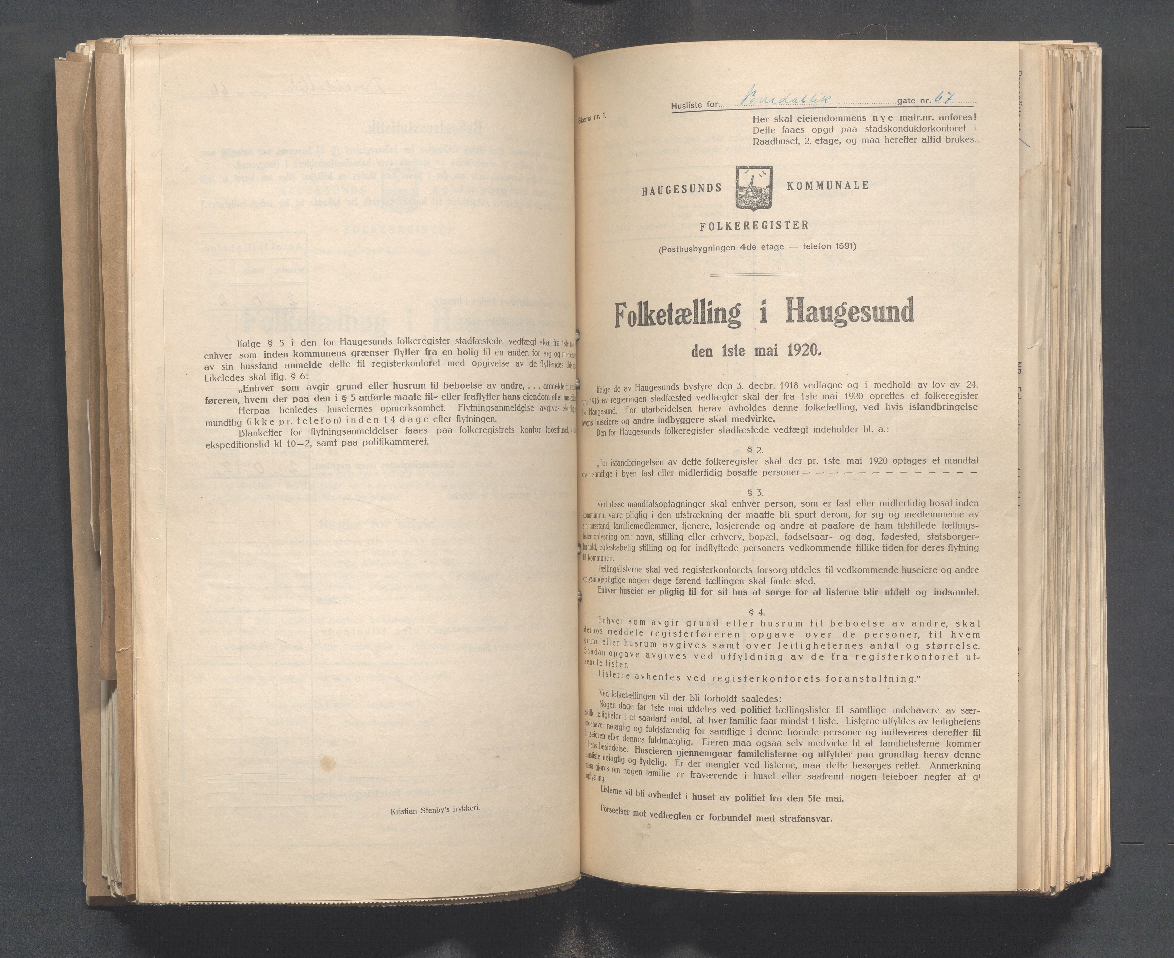 IKAR, Local census 1.5.1920 for Haugesund, 1920, p. 211