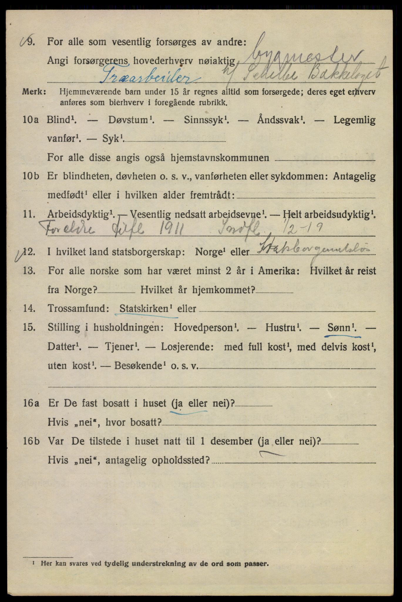 SAO, 1920 census for Kristiania, 1920, p. 392804