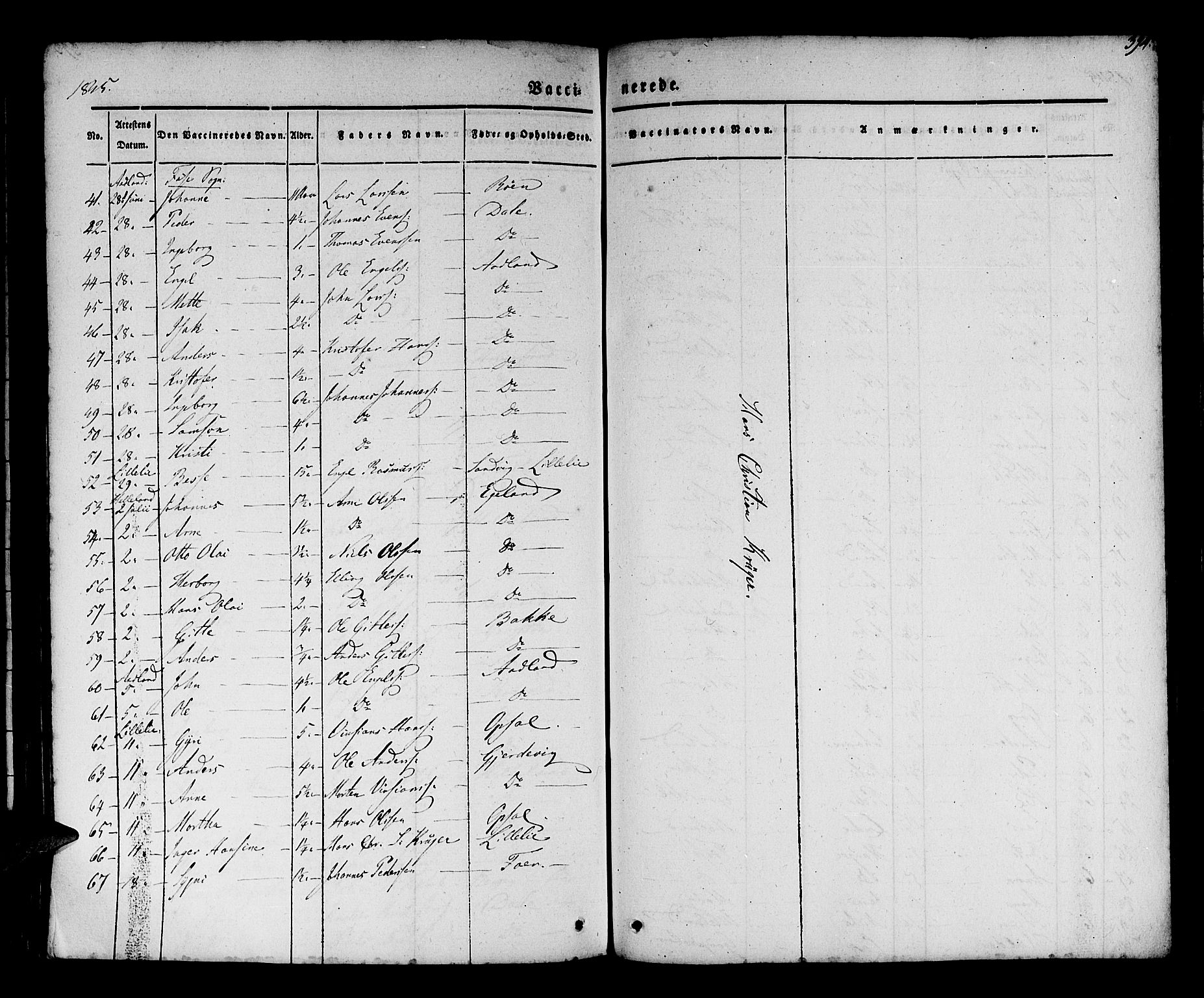 Os sokneprestembete, AV/SAB-A-99929: Parish register (official) no. A 15, 1839-1851, p. 394