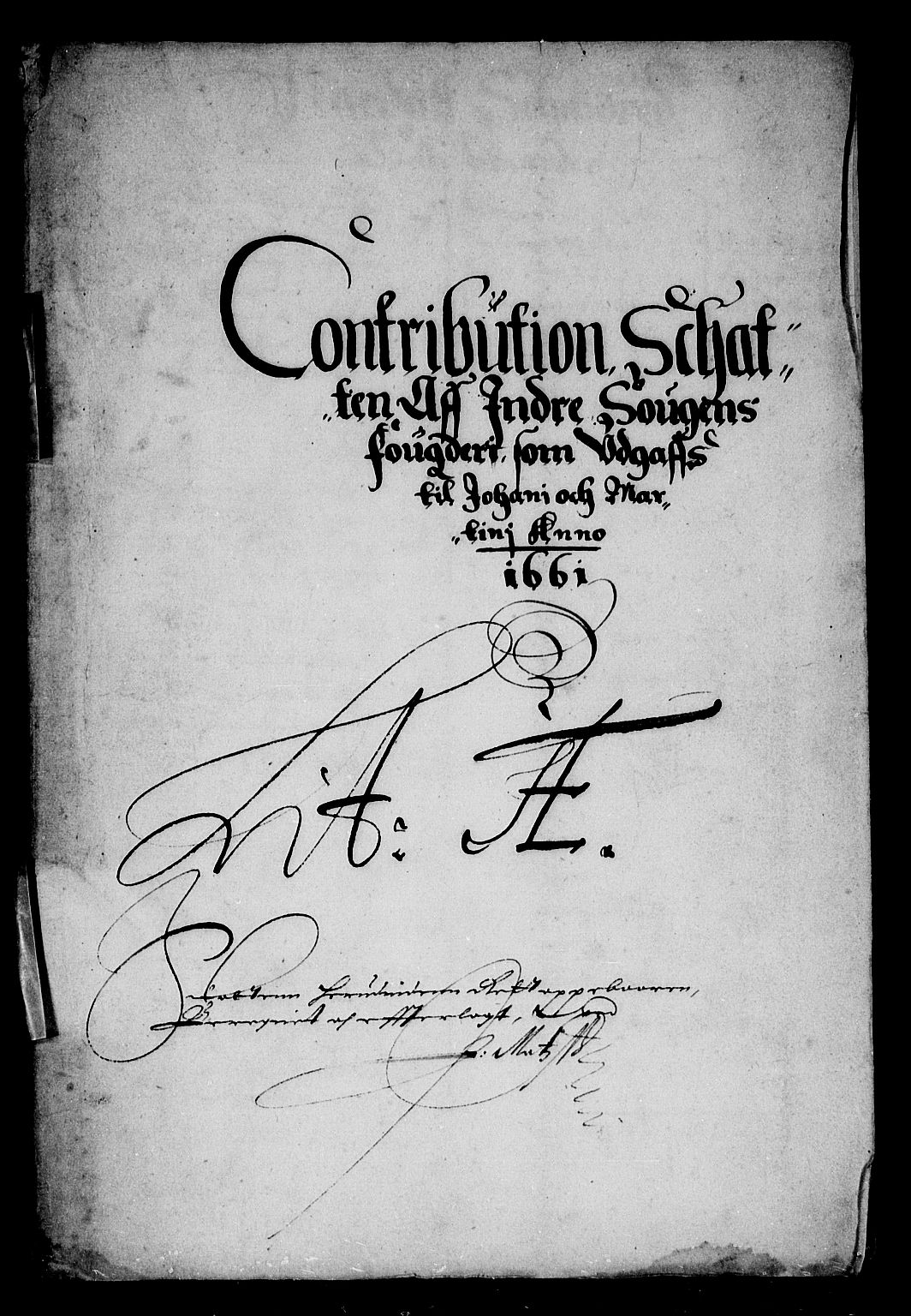 Rentekammeret inntil 1814, Reviderte regnskaper, Stiftamtstueregnskaper, Bergen stiftamt, AV/RA-EA-6043/R/Rc/L0003: Bergen stiftamt, 1661