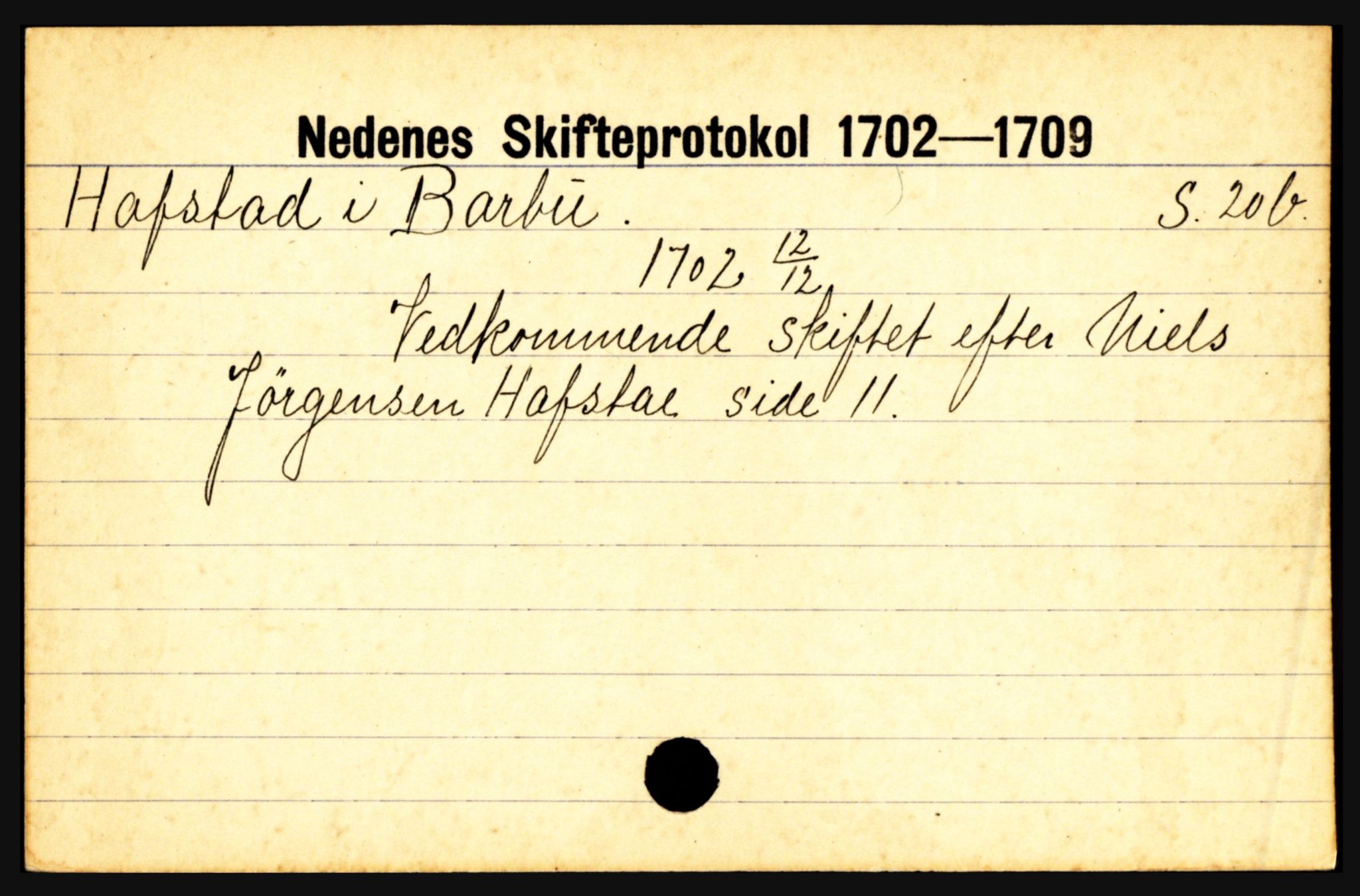 Nedenes sorenskriveri før 1824, AV/SAK-1221-0007/H, p. 10645