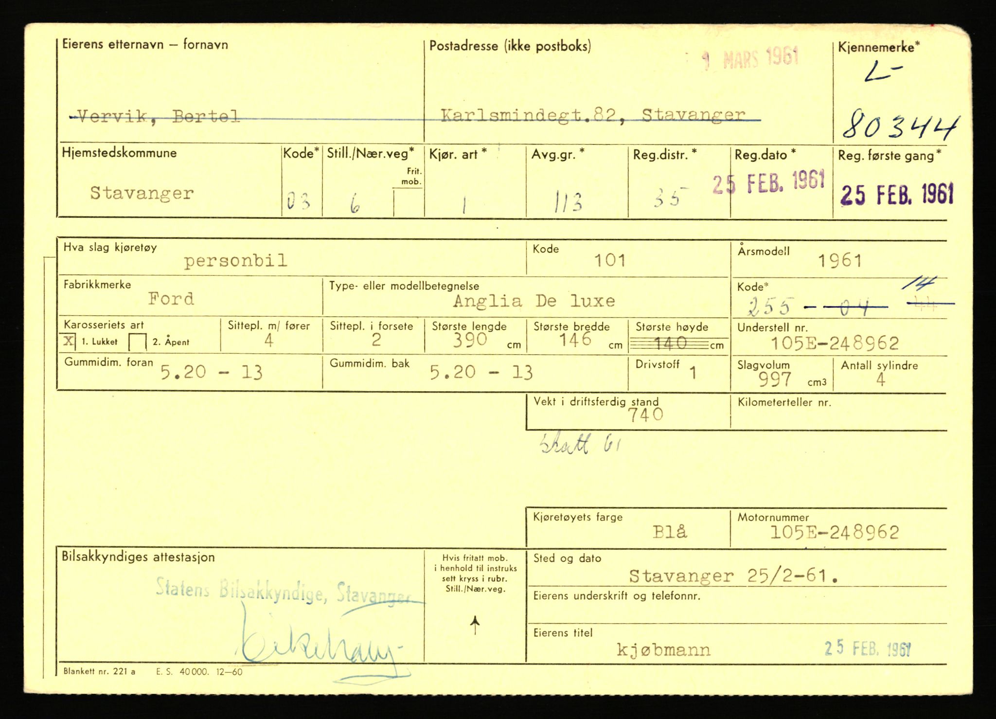 Stavanger trafikkstasjon, AV/SAST-A-101942/0/F/L0070: L-78800 - L-80499, 1930-1971, p. 2370