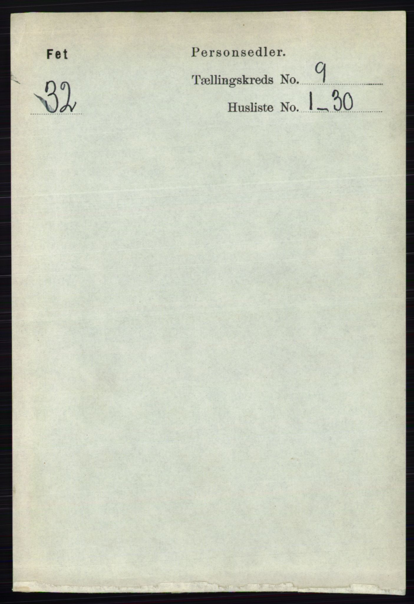 RA, 1891 census for 0227 Fet, 1891, p. 3498