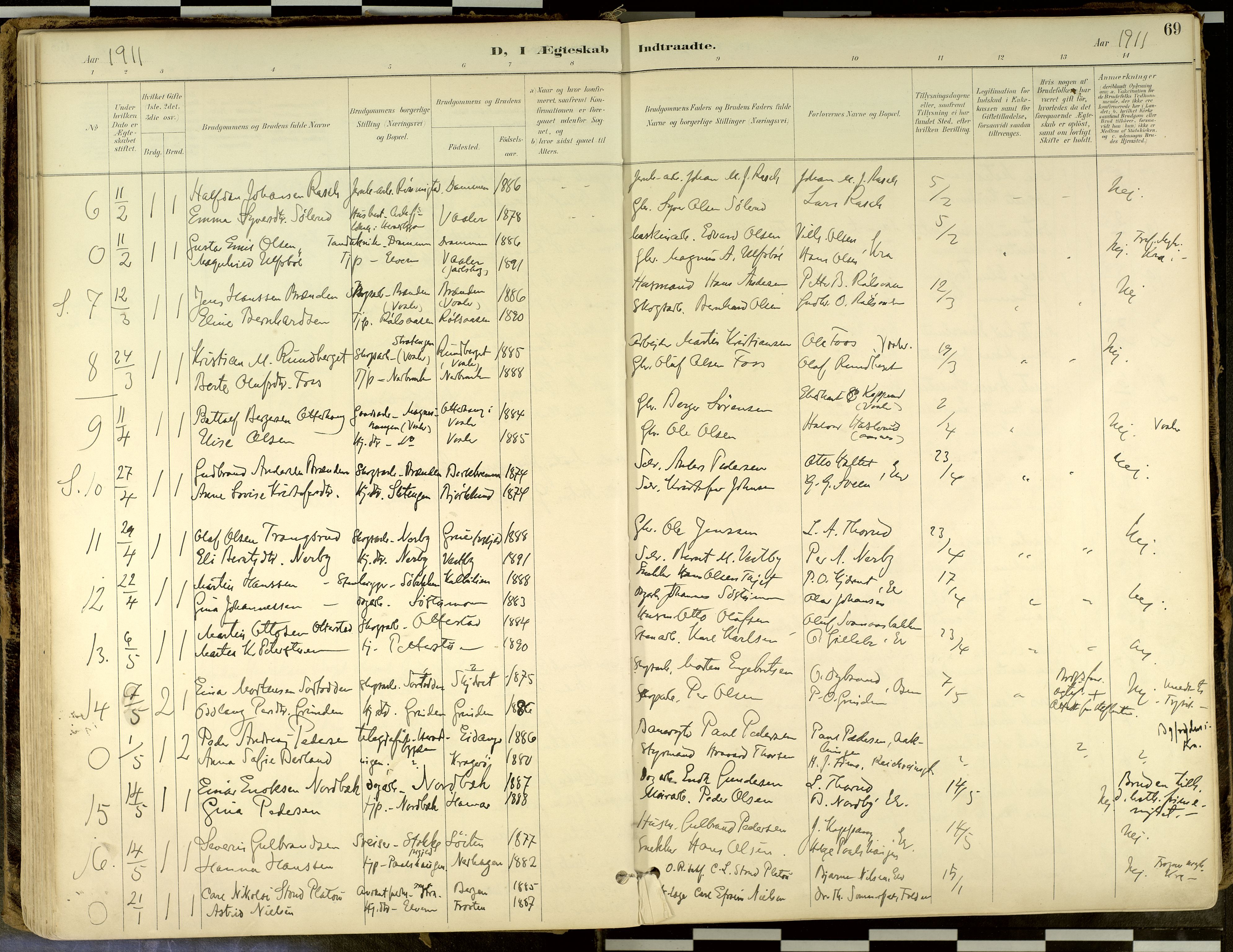 Elverum prestekontor, SAH/PREST-044/H/Ha/Haa/L0018: Parish register (official) no. 18, 1894-1914, p. 69