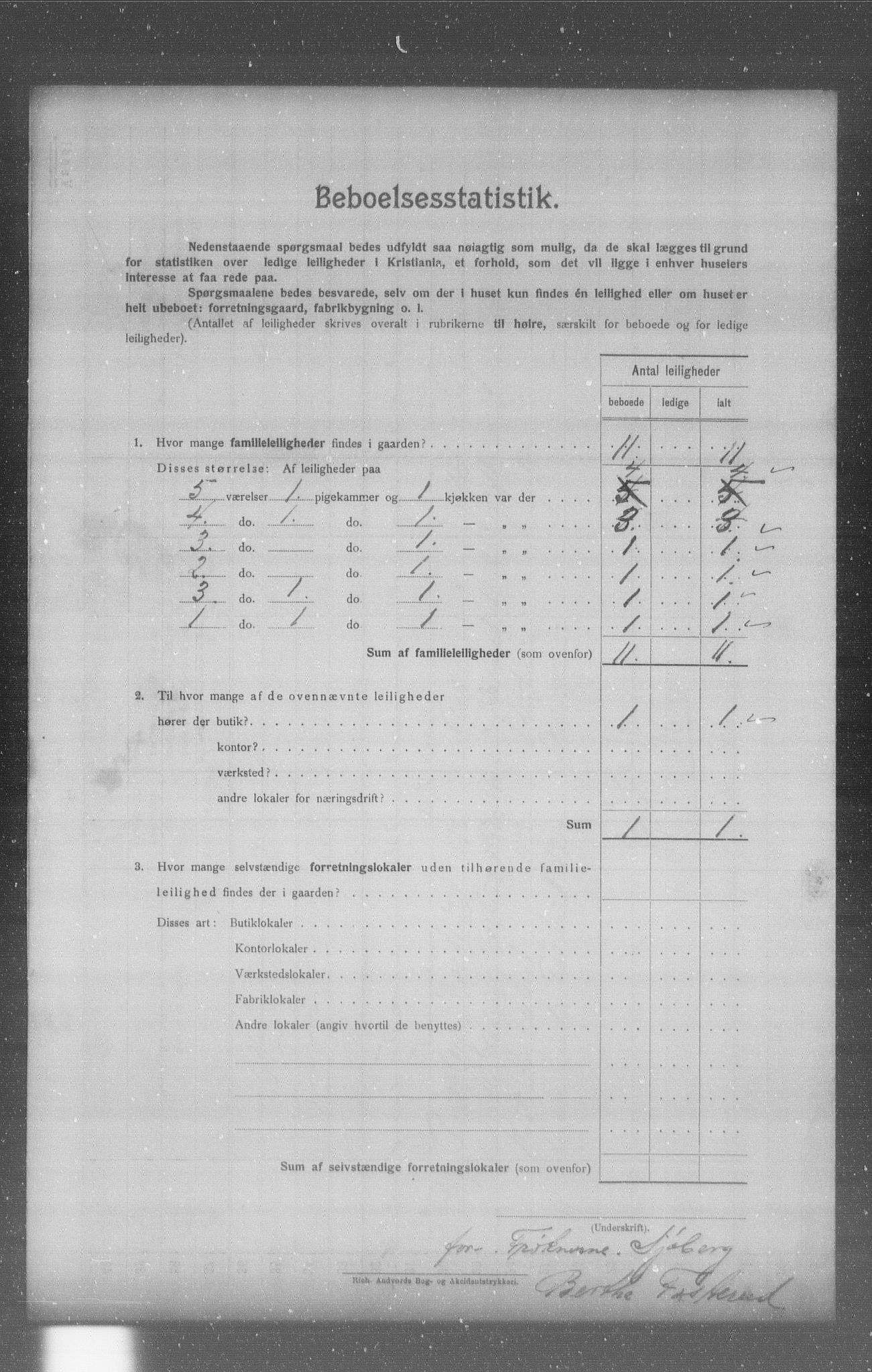 OBA, Municipal Census 1904 for Kristiania, 1904, p. 4090