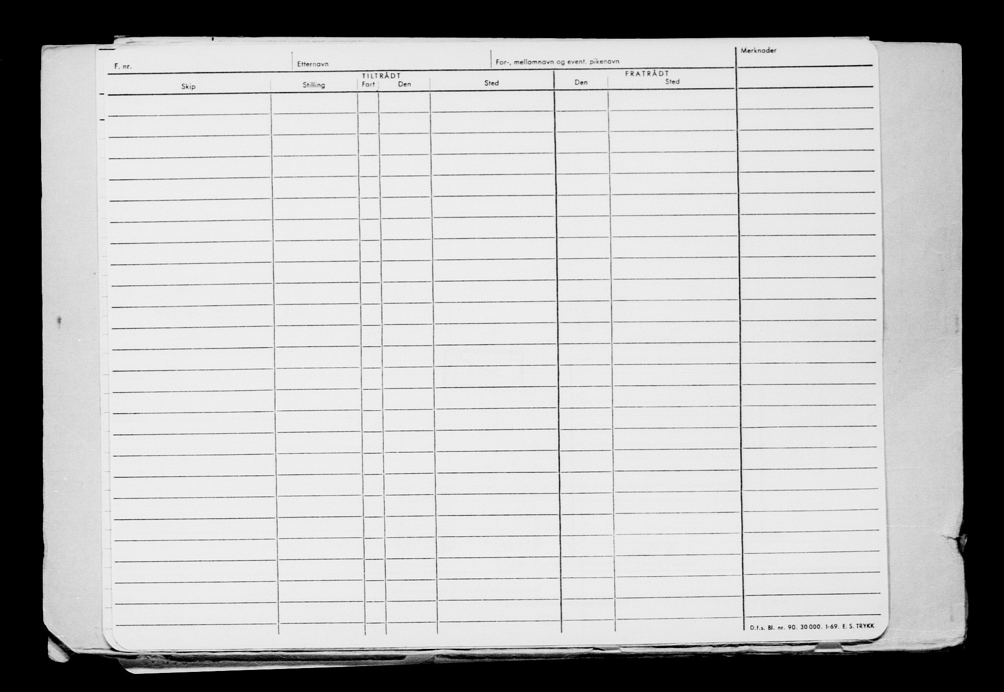 Direktoratet for sjømenn, AV/RA-S-3545/G/Gb/L0070: Hovedkort, 1907, p. 98