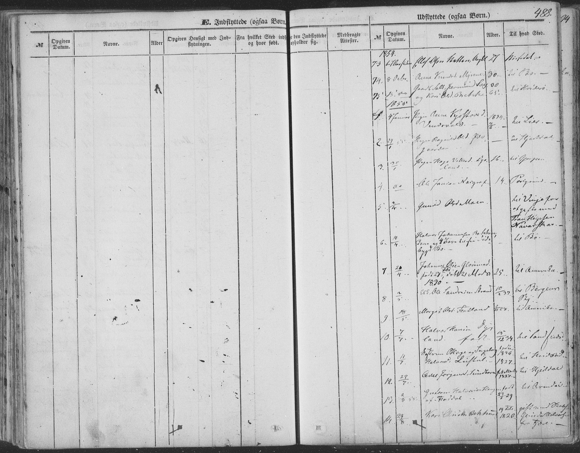 Seljord kirkebøker, SAKO/A-20/F/Fa/L012b: Parish register (official) no. I 12B, 1850-1865, p. 488