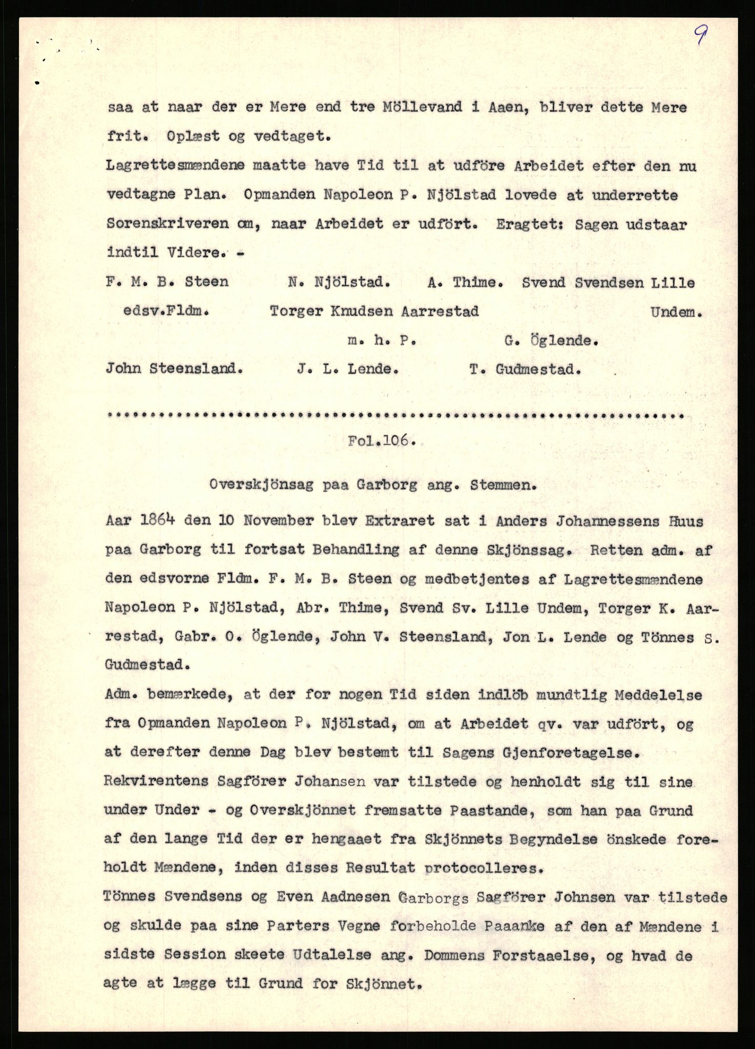 Statsarkivet i Stavanger, AV/SAST-A-101971/03/Y/Yj/L0024: Avskrifter sortert etter gårdsnavn: Fæøen - Garborg, 1750-1930, p. 827