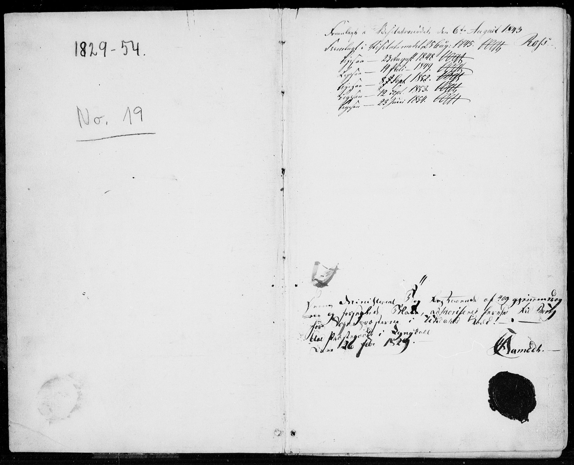 Sør-Audnedal sokneprestkontor, AV/SAK-1111-0039/F/Fa/Fab/L0006: Parish register (official) no. A 6, 1829-1855