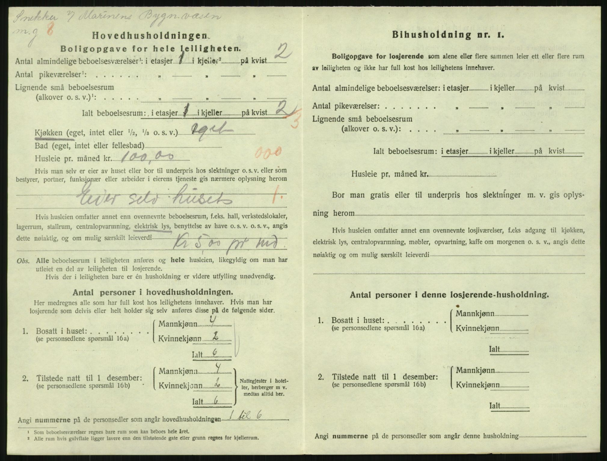 SAKO, 1920 census for Horten, 1920, p. 4686