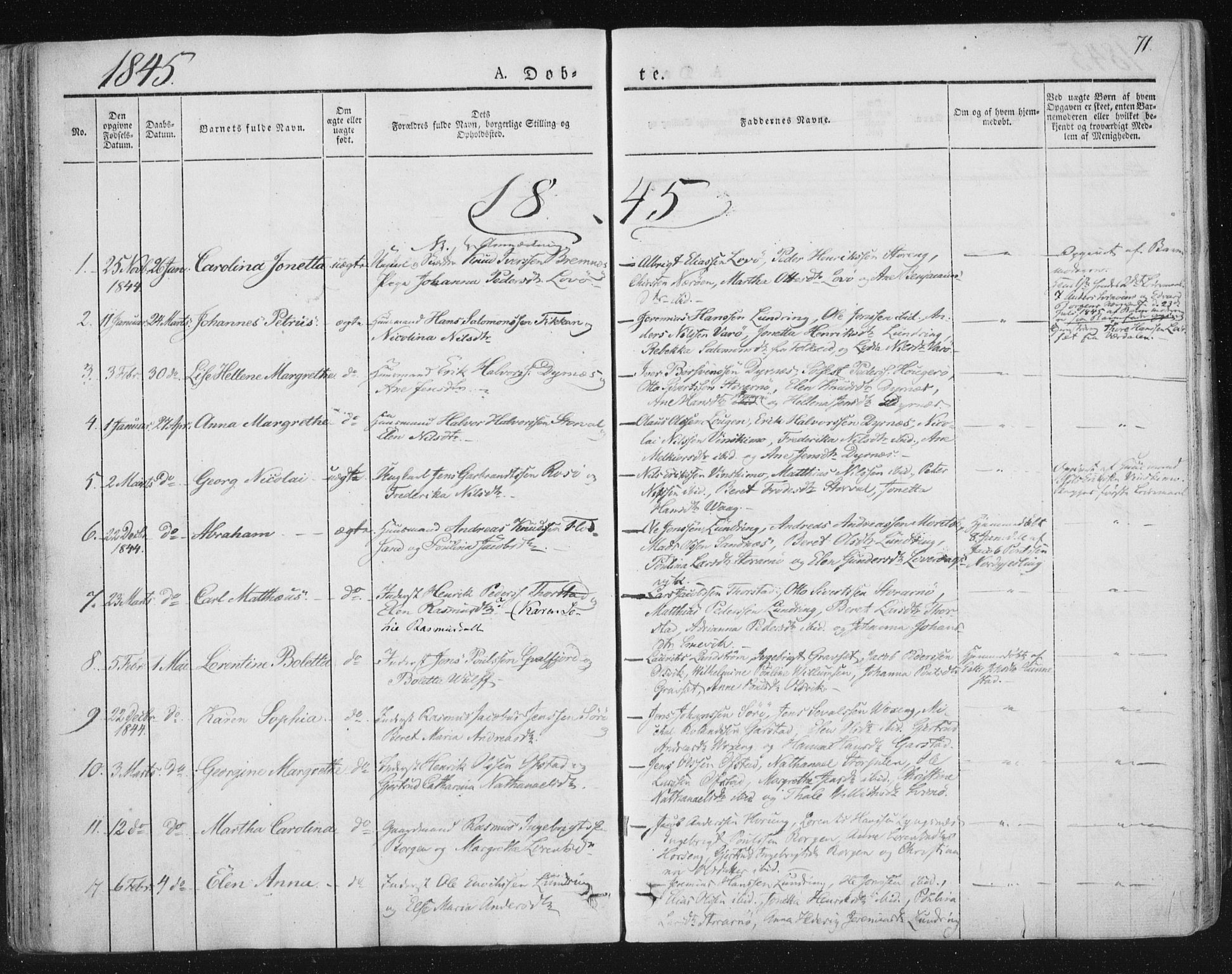 Ministerialprotokoller, klokkerbøker og fødselsregistre - Nord-Trøndelag, AV/SAT-A-1458/784/L0669: Parish register (official) no. 784A04, 1829-1859, p. 71