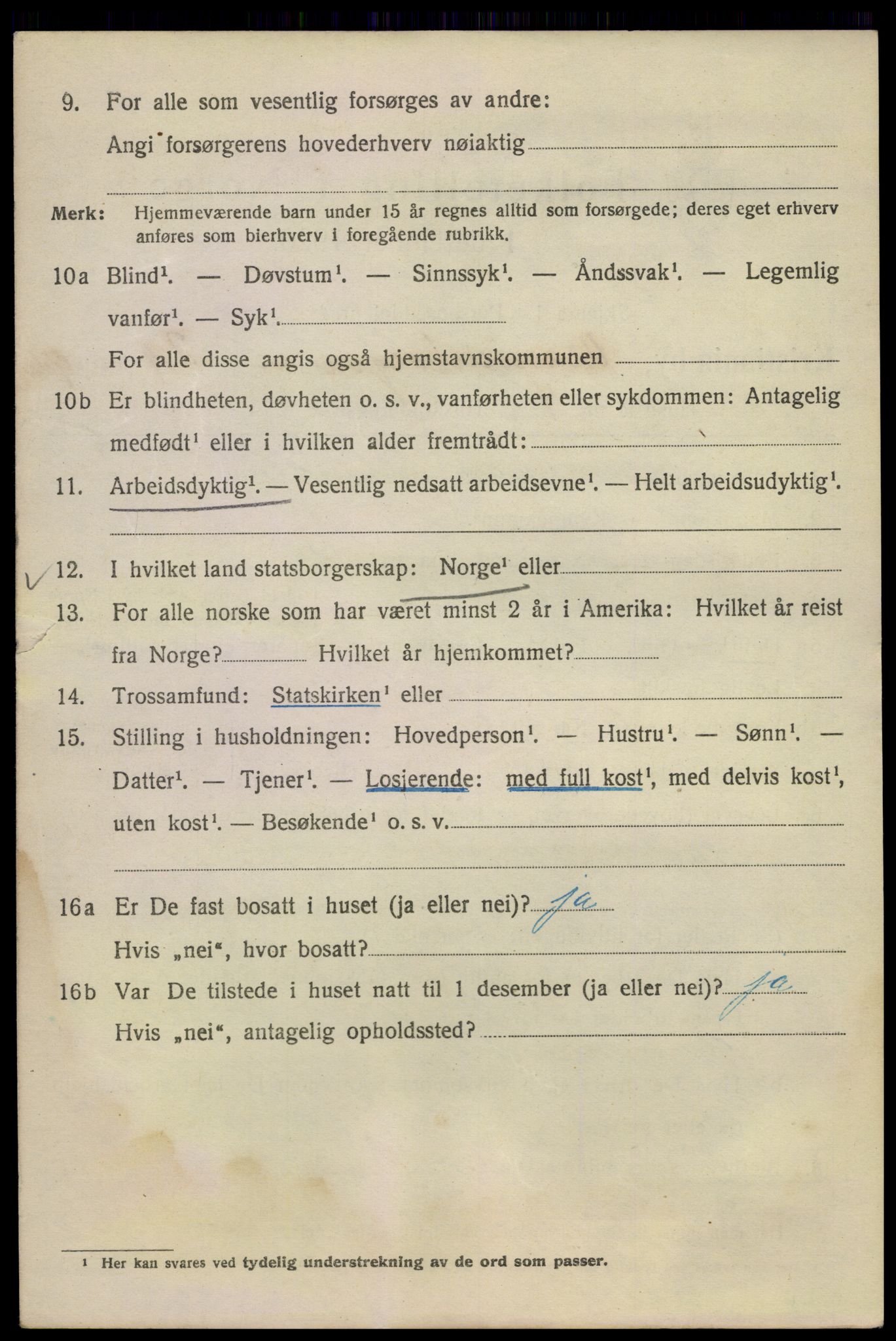 SAO, 1920 census for Kristiania, 1920, p. 620184