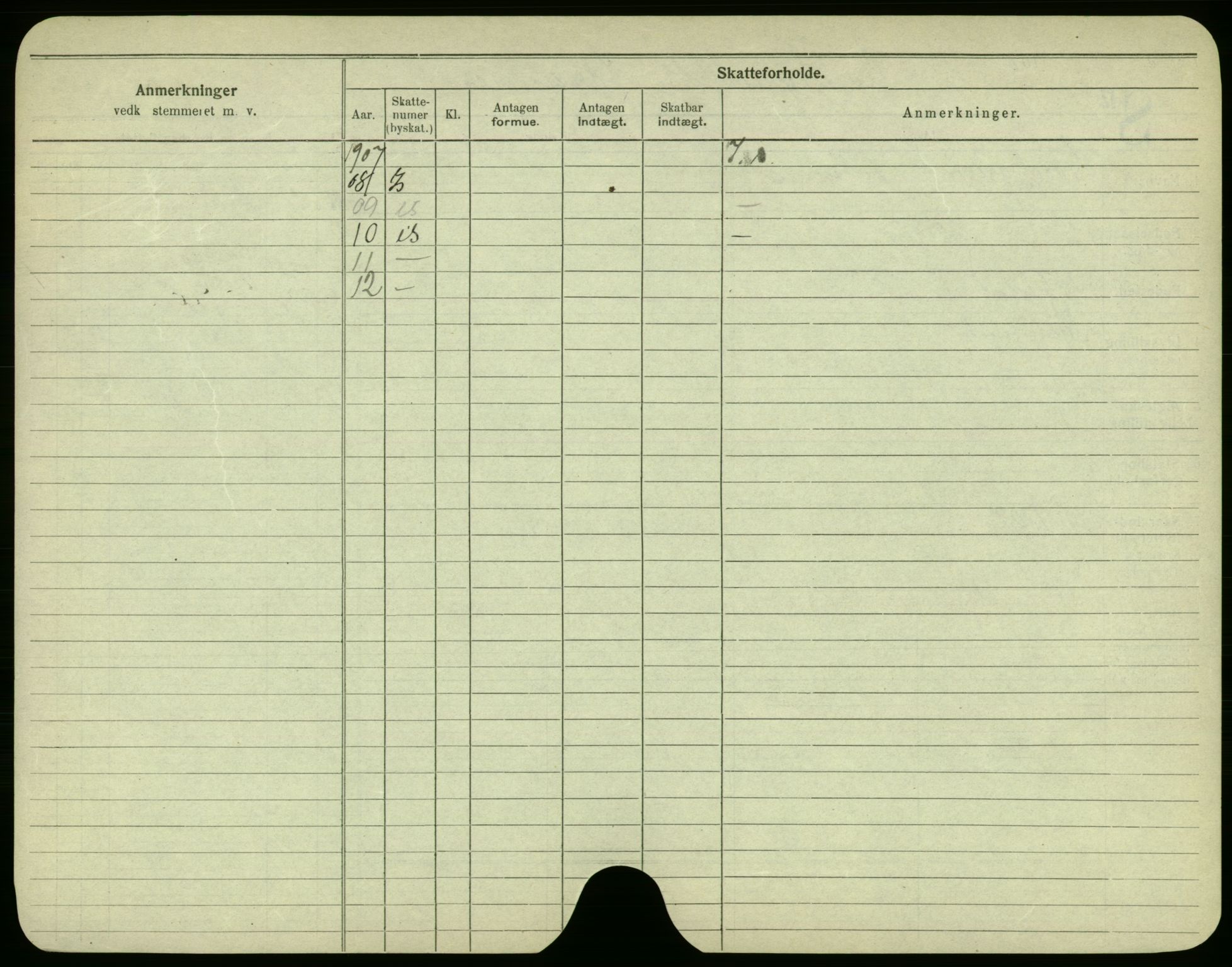 Oslo folkeregister, Registerkort, AV/SAO-A-11715/F/Fa/Fac/L0002: Menn, 1906-1914, p. 106b