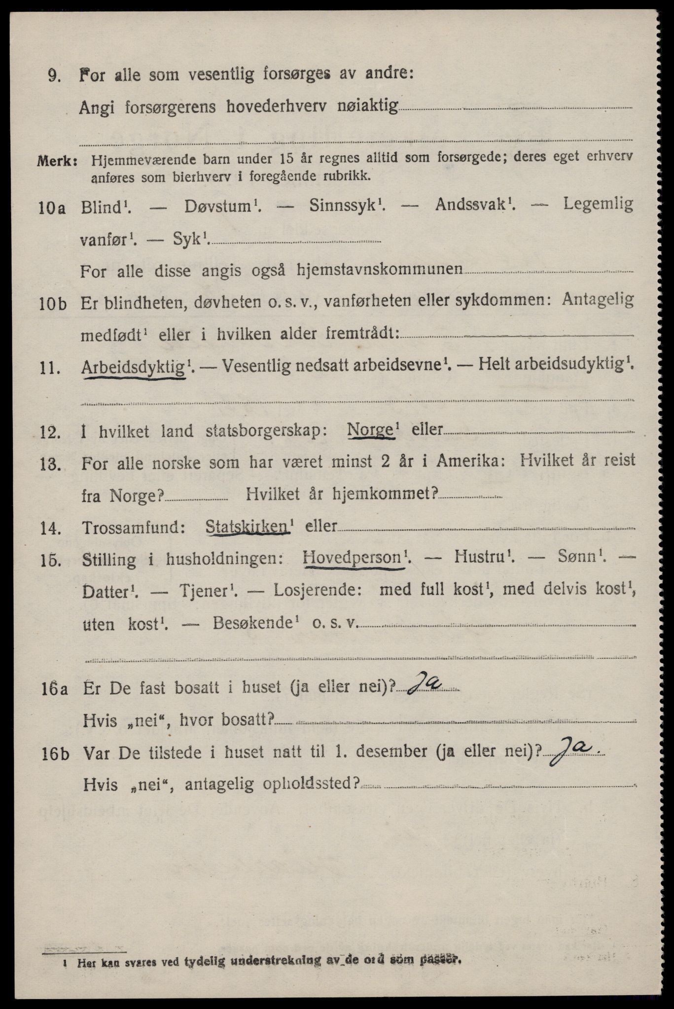 SAST, 1920 census for Rennesøy, 1920, p. 1937