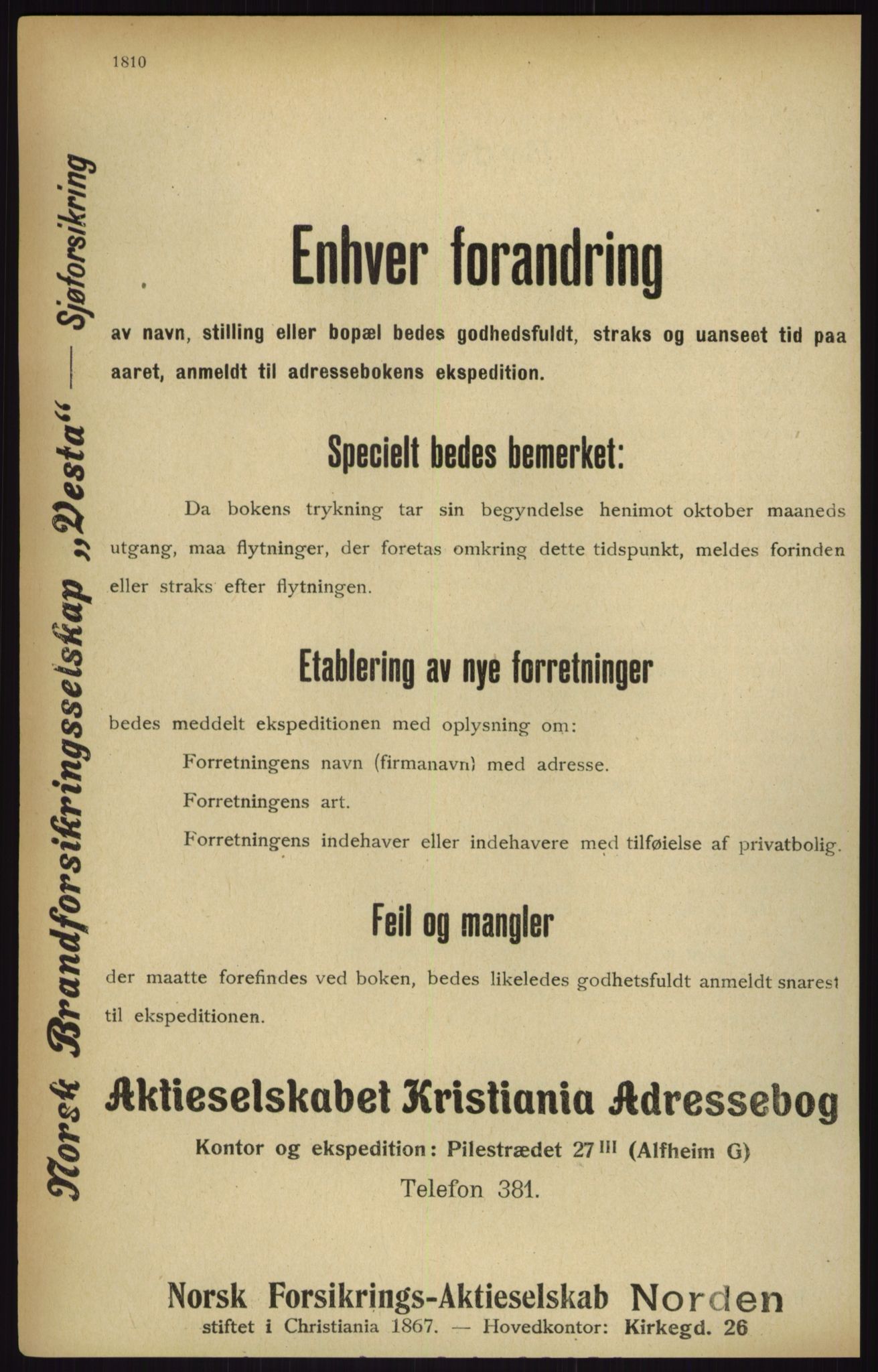 Kristiania/Oslo adressebok, PUBL/-, 1916, p. 1810