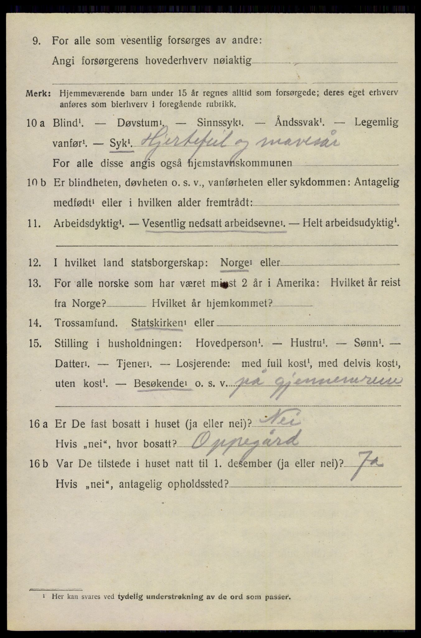 SAO, 1920 census for Eidsvoll, 1920, p. 13316