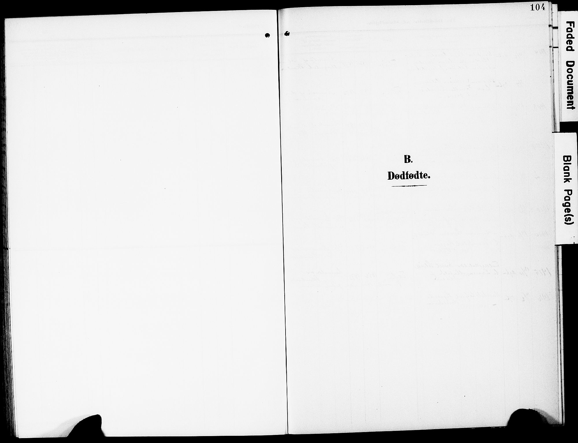 Flekkefjord sokneprestkontor, AV/SAK-1111-0012/F/Fb/Fba/L0001: Parish register (copy) no. B 1, 1903-1931, p. 104