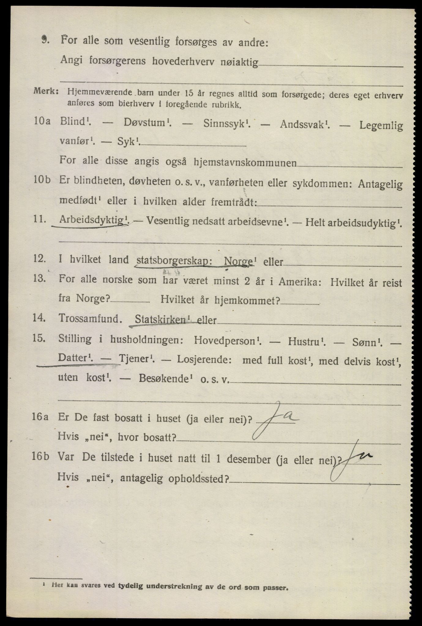 SAKO, 1920 census for Sande, 1920, p. 4241