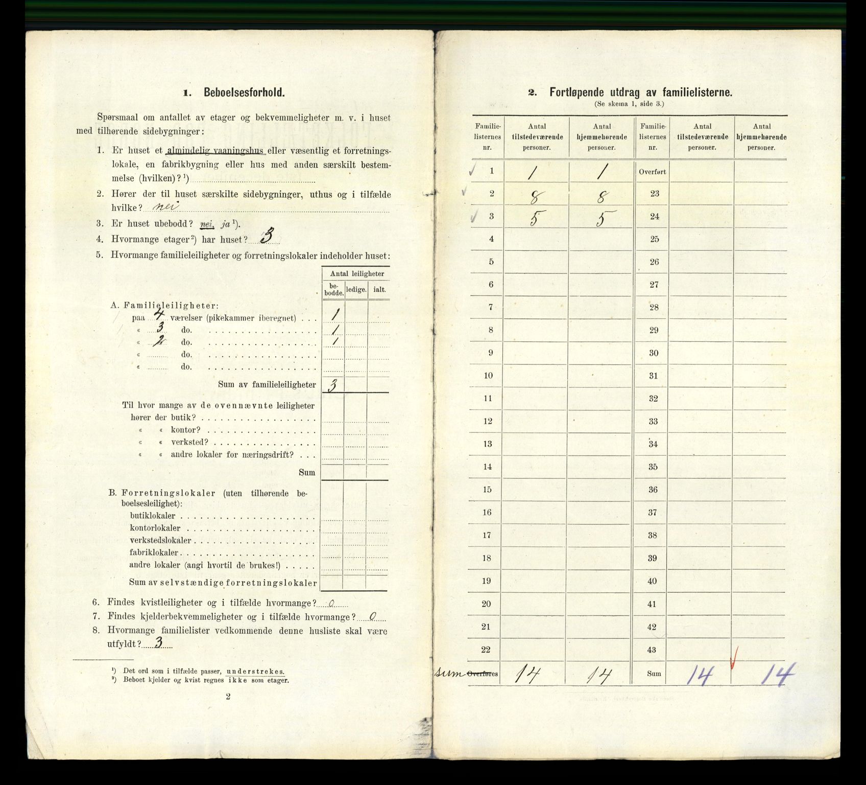 RA, 1910 census for Bergen, 1910, p. 14552