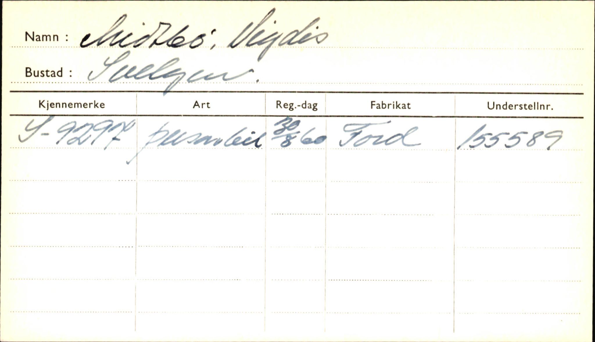 Statens vegvesen, Sogn og Fjordane vegkontor, AV/SAB-A-5301/4/F/L0001D: Eigarregister Fjordane til 1.6.1961, 1930-1961, p. 612