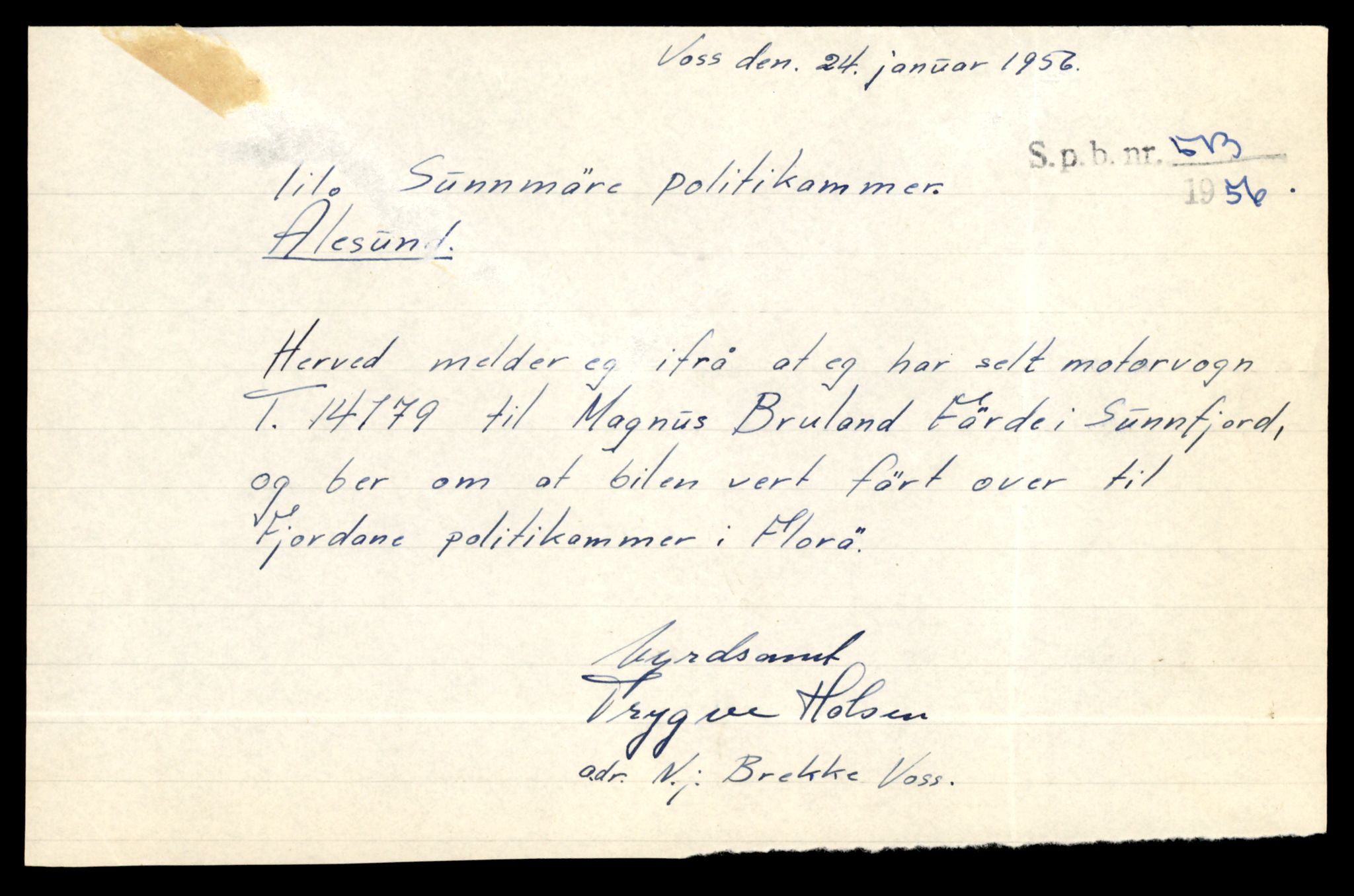 Møre og Romsdal vegkontor - Ålesund trafikkstasjon, AV/SAT-A-4099/F/Fe/L0043: Registreringskort for kjøretøy T 14080 - T 14204, 1927-1998, p. 2563