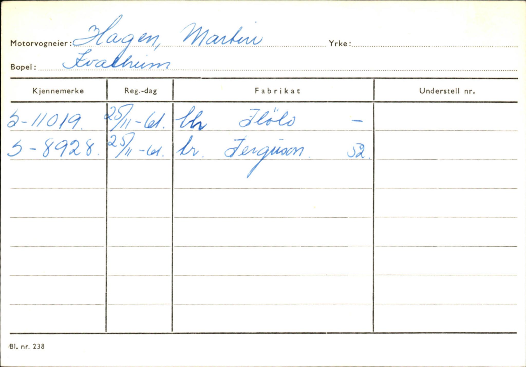 Statens vegvesen, Sogn og Fjordane vegkontor, AV/SAB-A-5301/4/F/L0144: Registerkort Vågsøy A-R, 1945-1975, p. 805