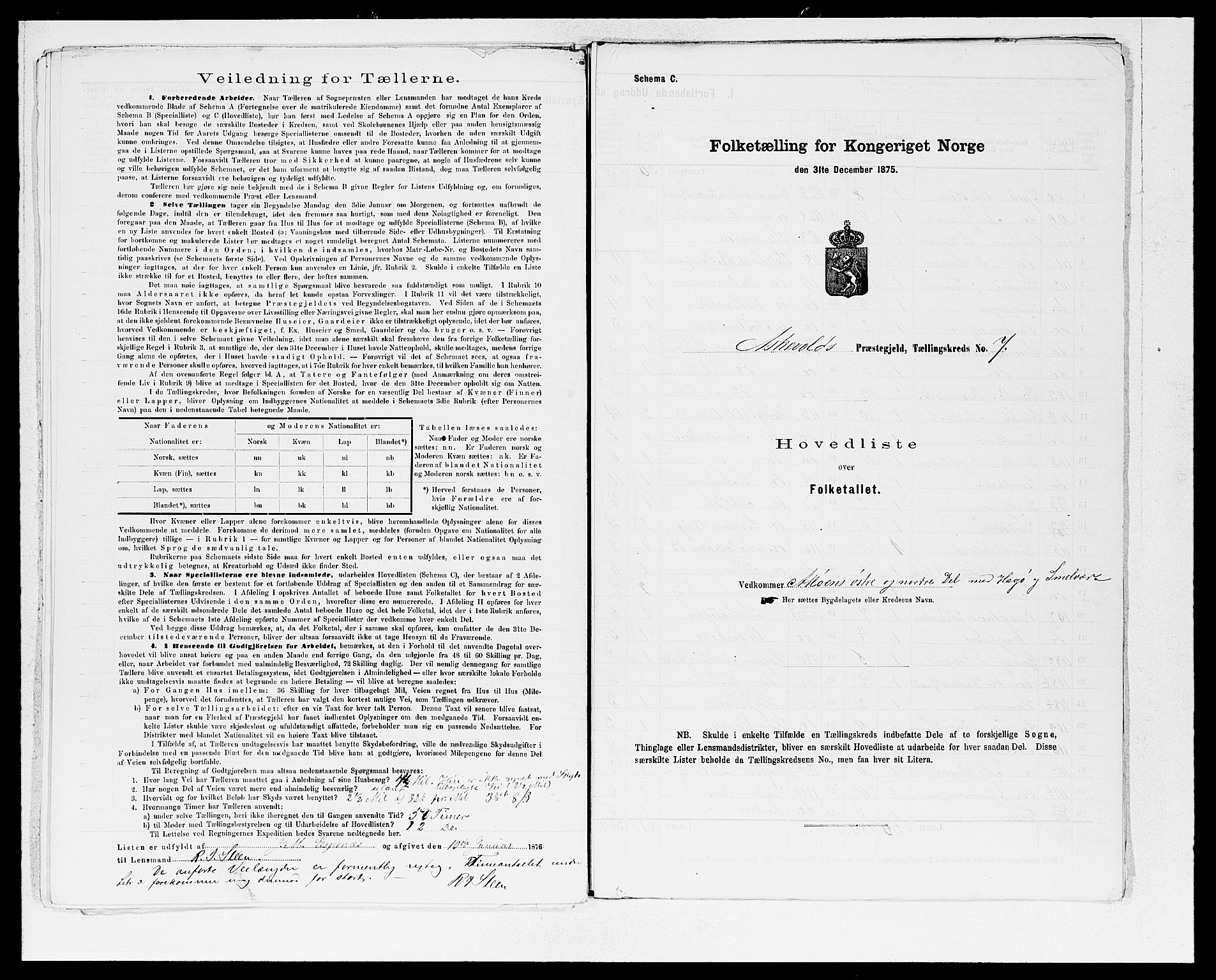 SAB, 1875 census for 1428P Askvoll, 1875, p. 16