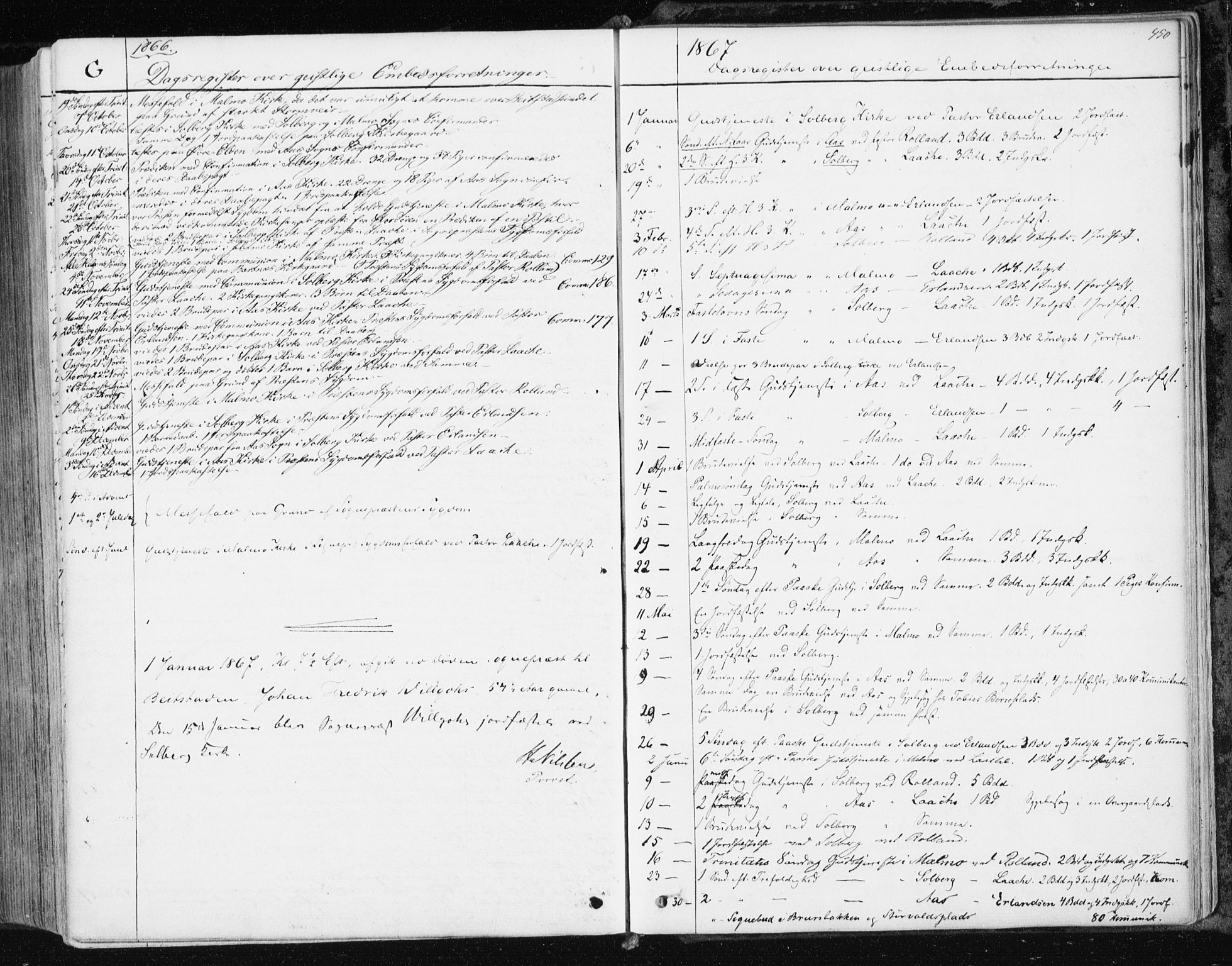 Ministerialprotokoller, klokkerbøker og fødselsregistre - Nord-Trøndelag, SAT/A-1458/741/L0394: Parish register (official) no. 741A08, 1864-1877, p. 450