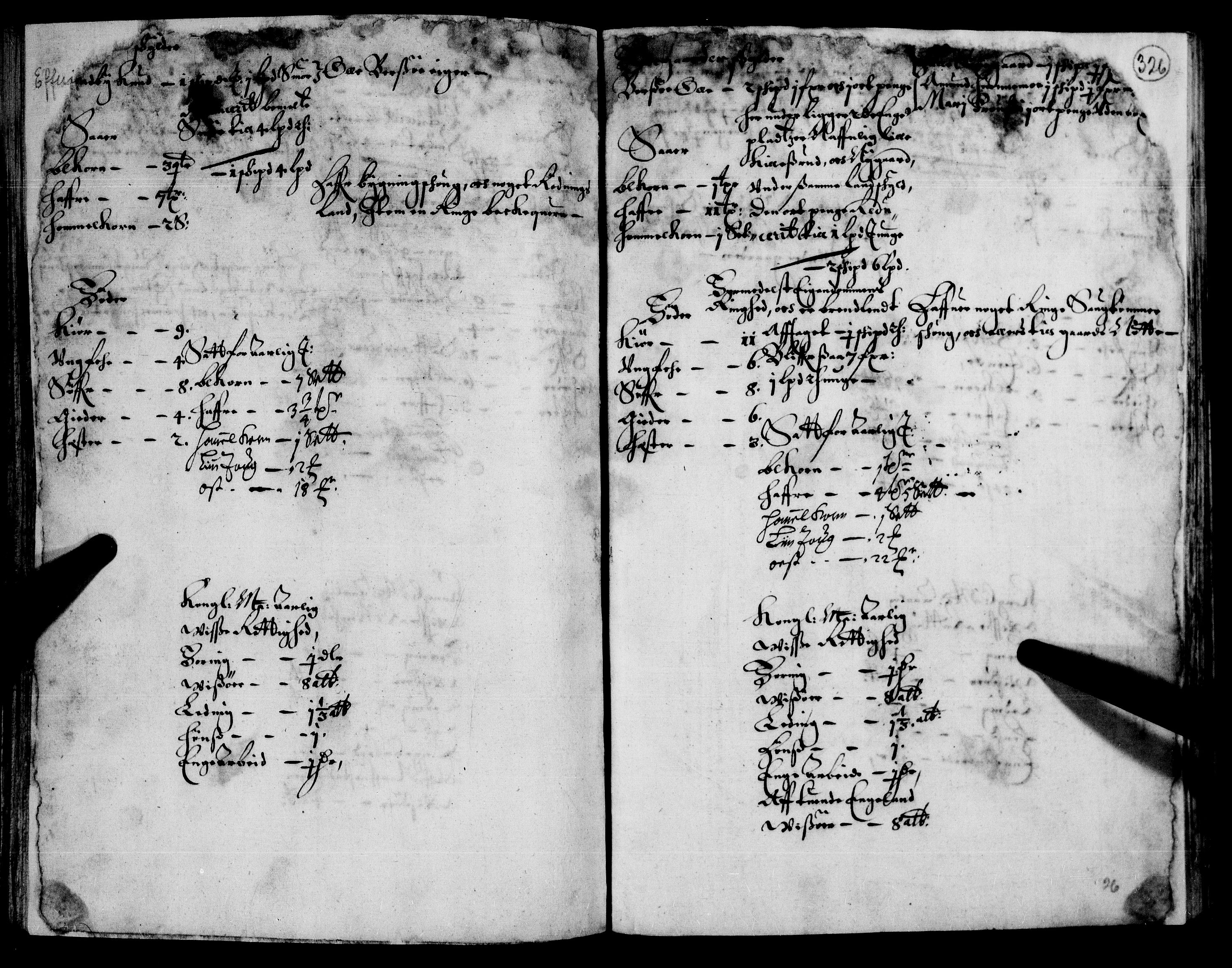 Rentekammeret inntil 1814, Realistisk ordnet avdeling, AV/RA-EA-4070/N/Nb/Nba/L0008: Nedre Romerike fogderi, 2. del, 1666, p. 325b-326a