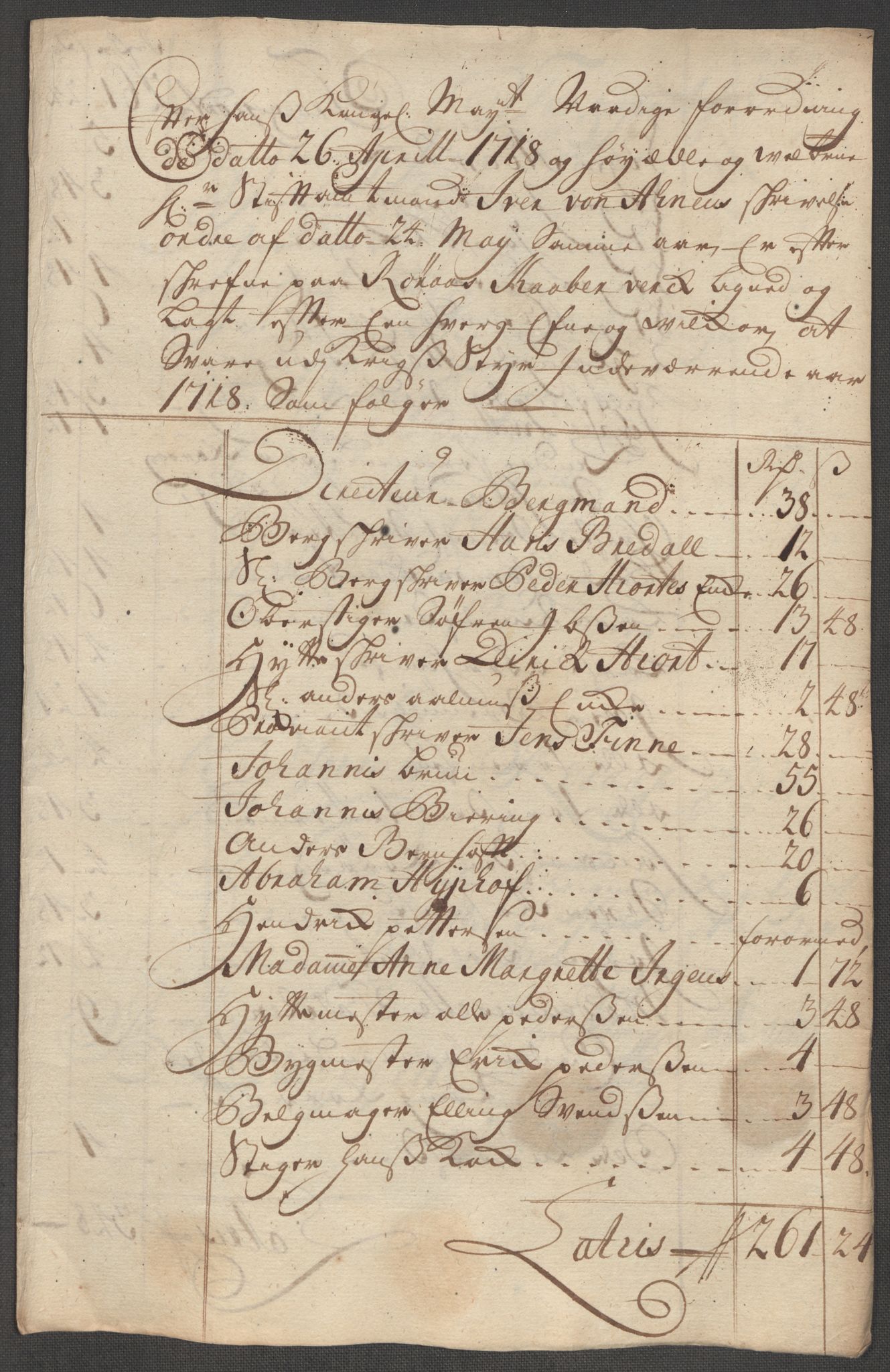 Rentekammeret inntil 1814, Reviderte regnskaper, Fogderegnskap, AV/RA-EA-4092/R60/L3972: Fogderegnskap Orkdal og Gauldal, 1718, p. 82