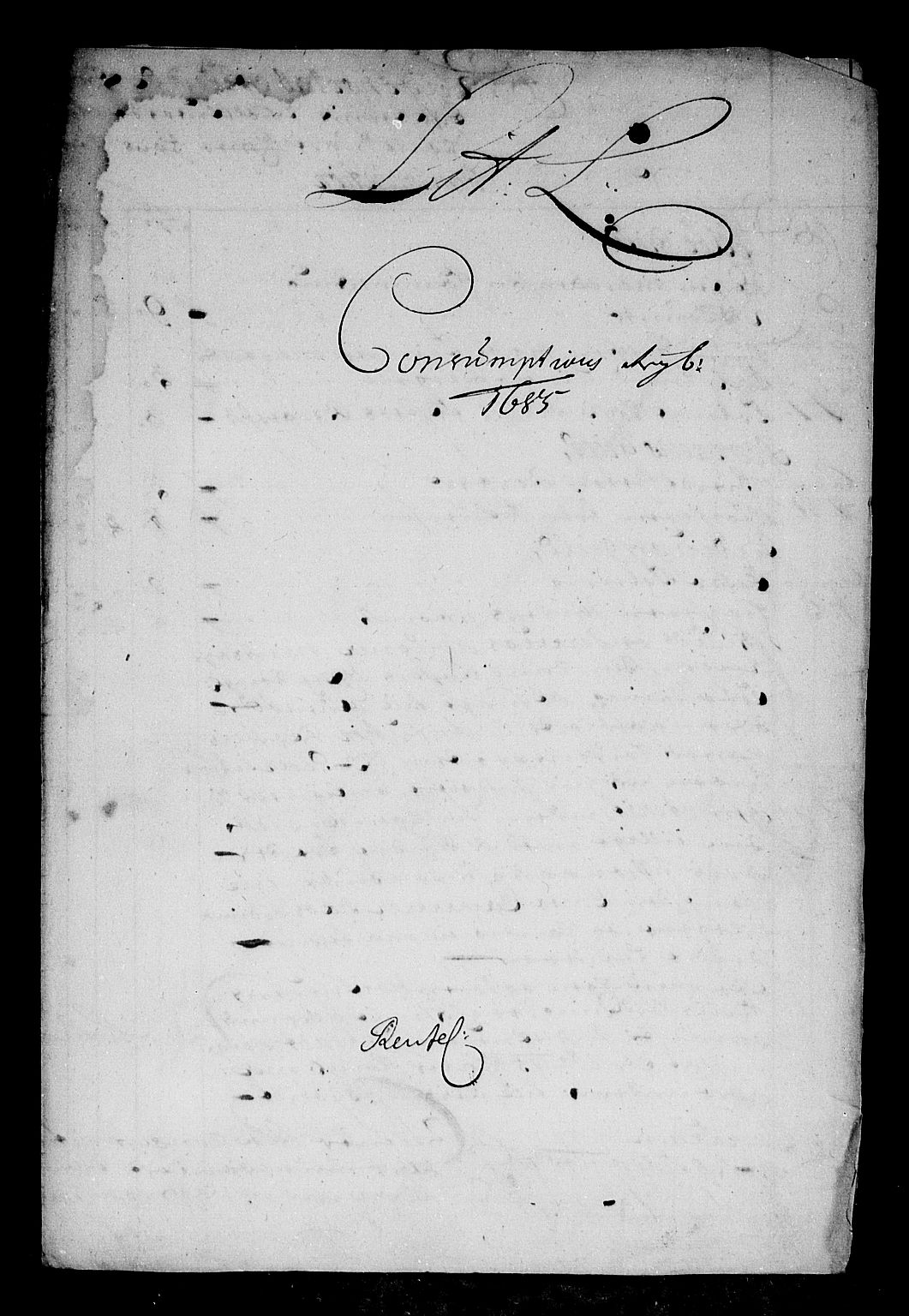 Rentekammeret inntil 1814, Reviderte regnskaper, Stiftamtstueregnskaper, Bergen stiftamt, AV/RA-EA-6043/R/Rc/L0080: Bergen stiftamt, 1686